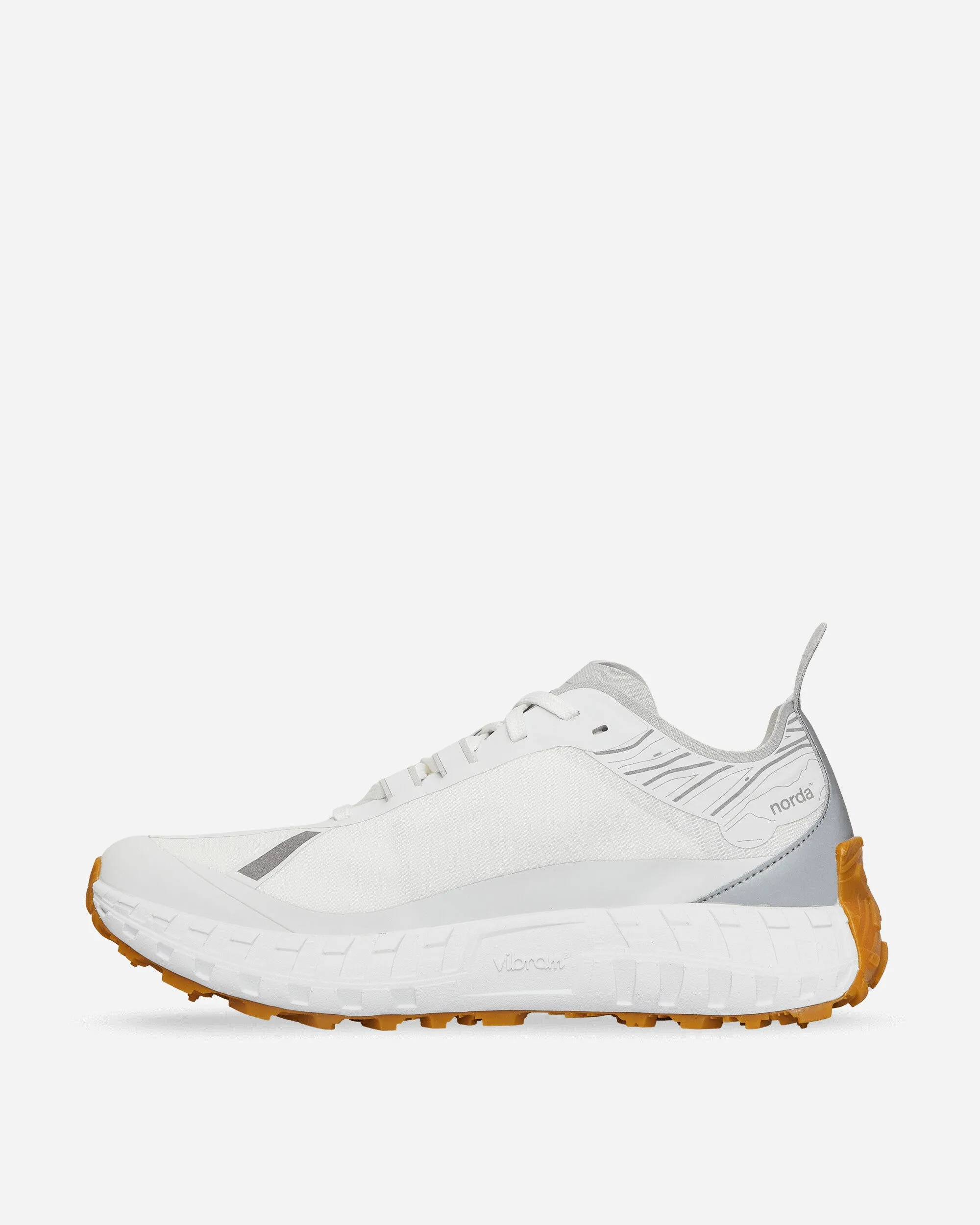 001 Sneakers White Gum Impact Resistant Cushioning Comfort Edge