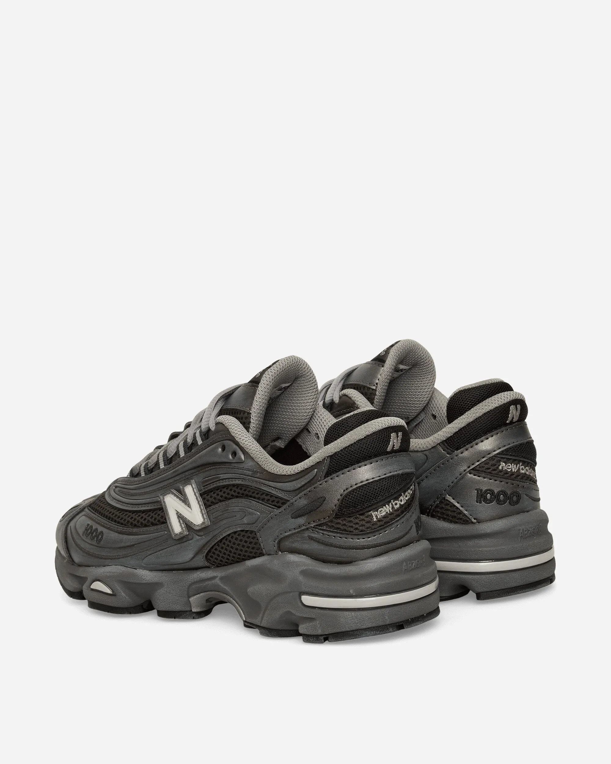 1000 Sneakers Black Metallic Hyper Breathable Upper Non Toxic Materials