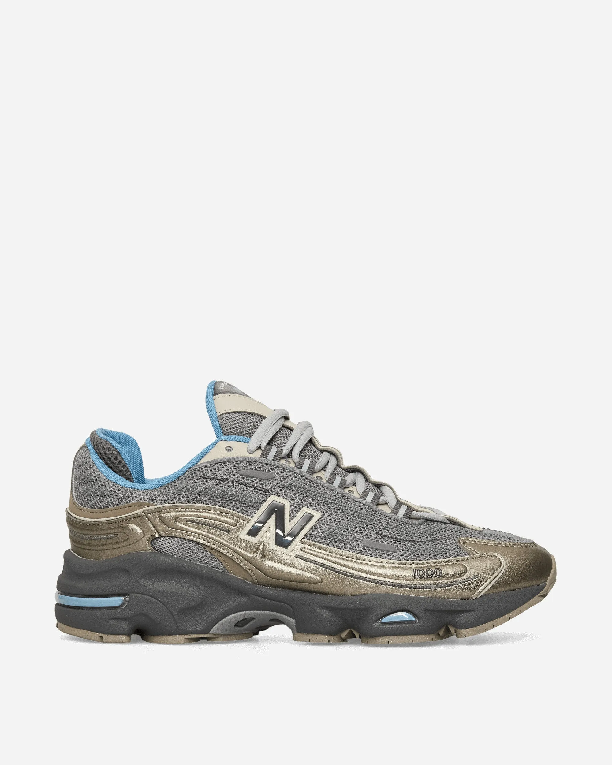 1000D Sneakers Arid Stone / Slate Grey and Still Water Slip Resistant Tread Pattern