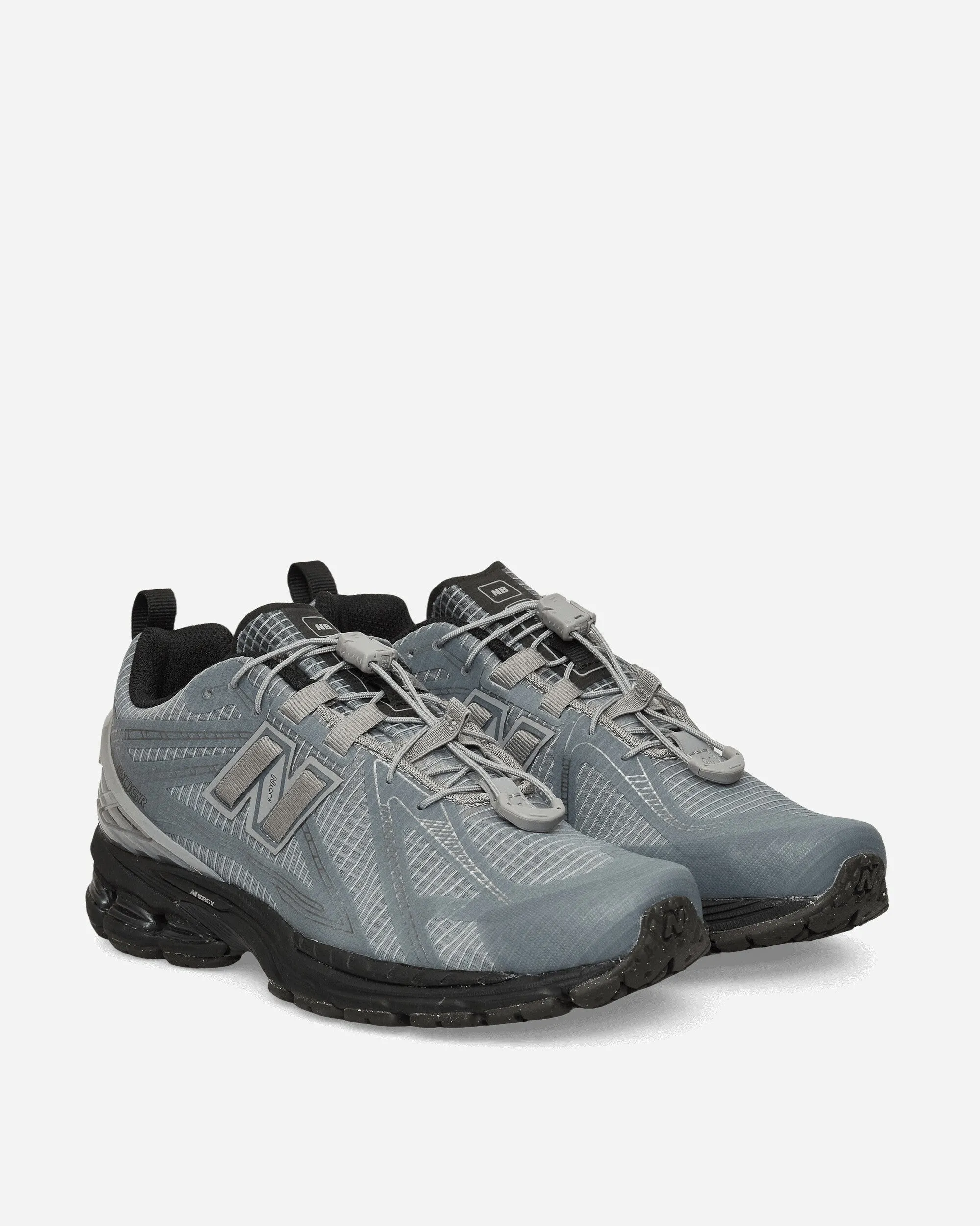 1906R Sneakers Slate Grey / Black / Black Cement Outdoor Motion Reinforced Eyelet Construction