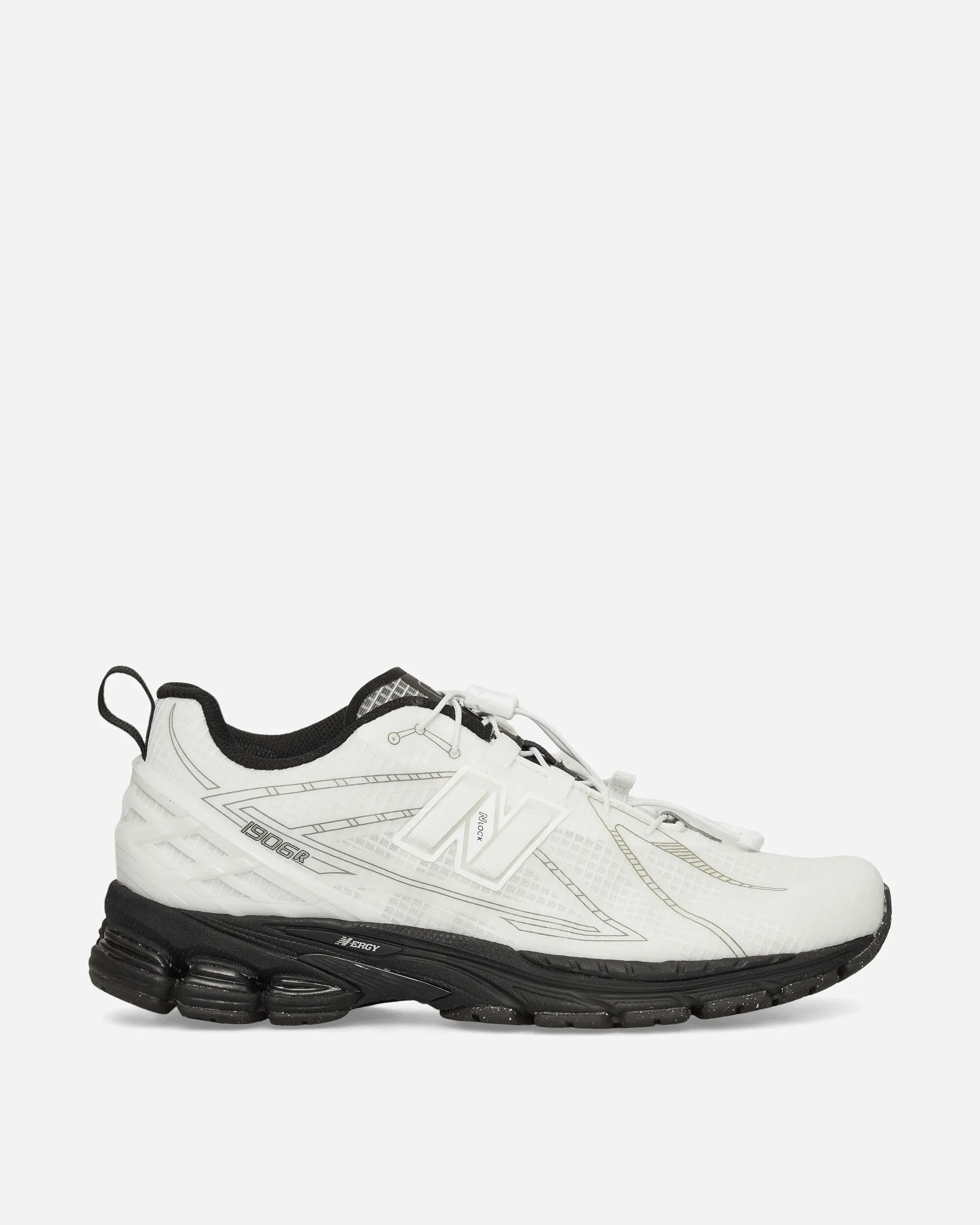 1906R Sneakers White / Black / Castlerock Neutral palette
