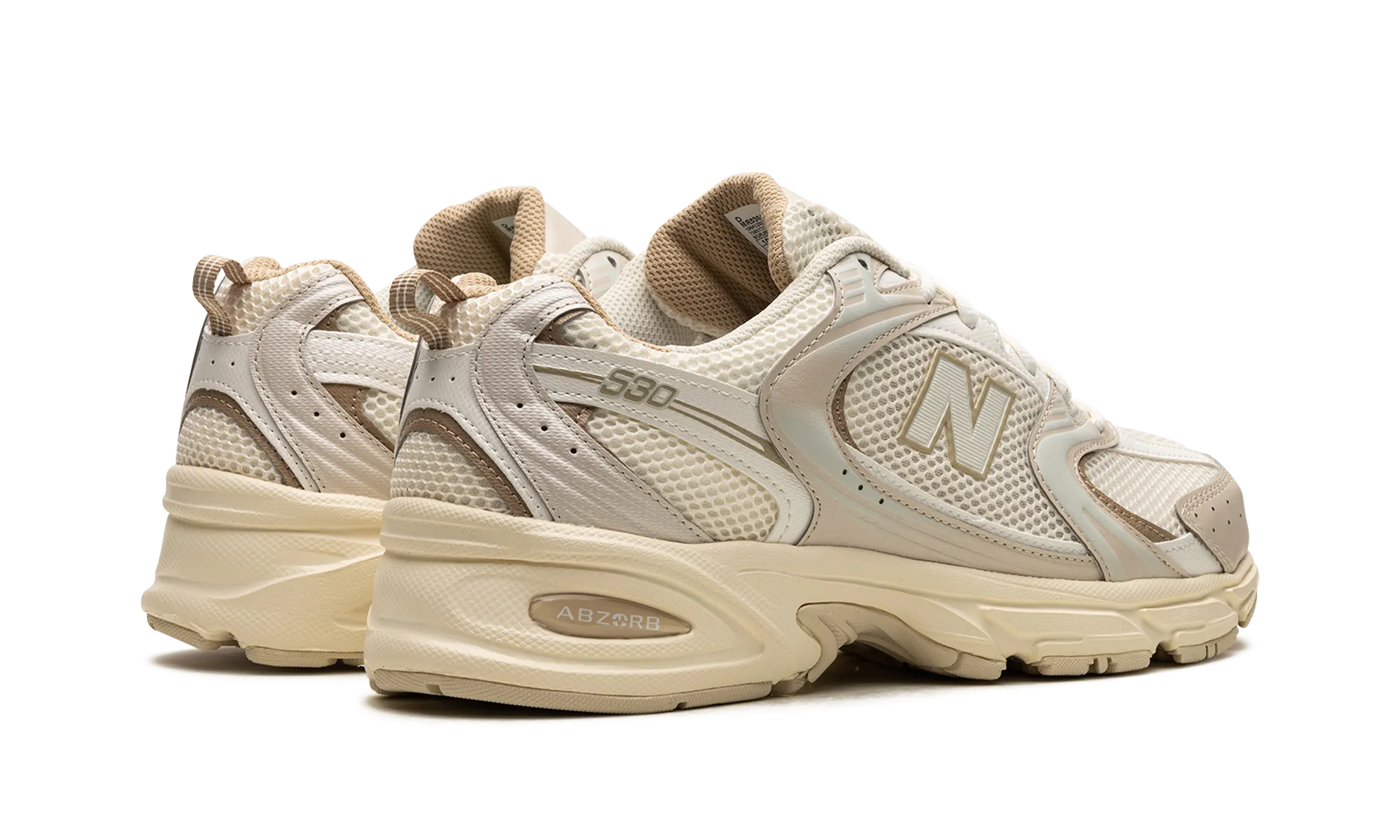 530 "Beige / Angora" fitness walk ventilation - enhanced shoes