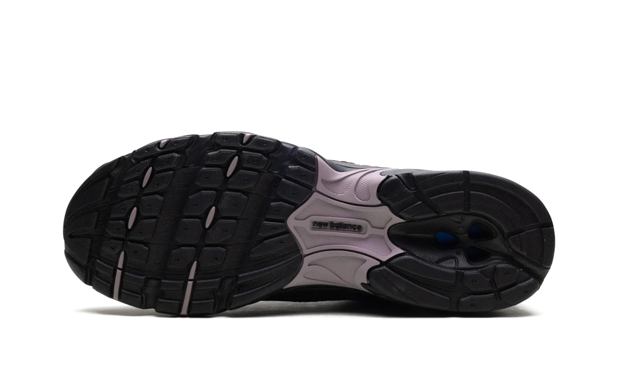530 "Black Metallic Plum Brown" perforated - lining shoes