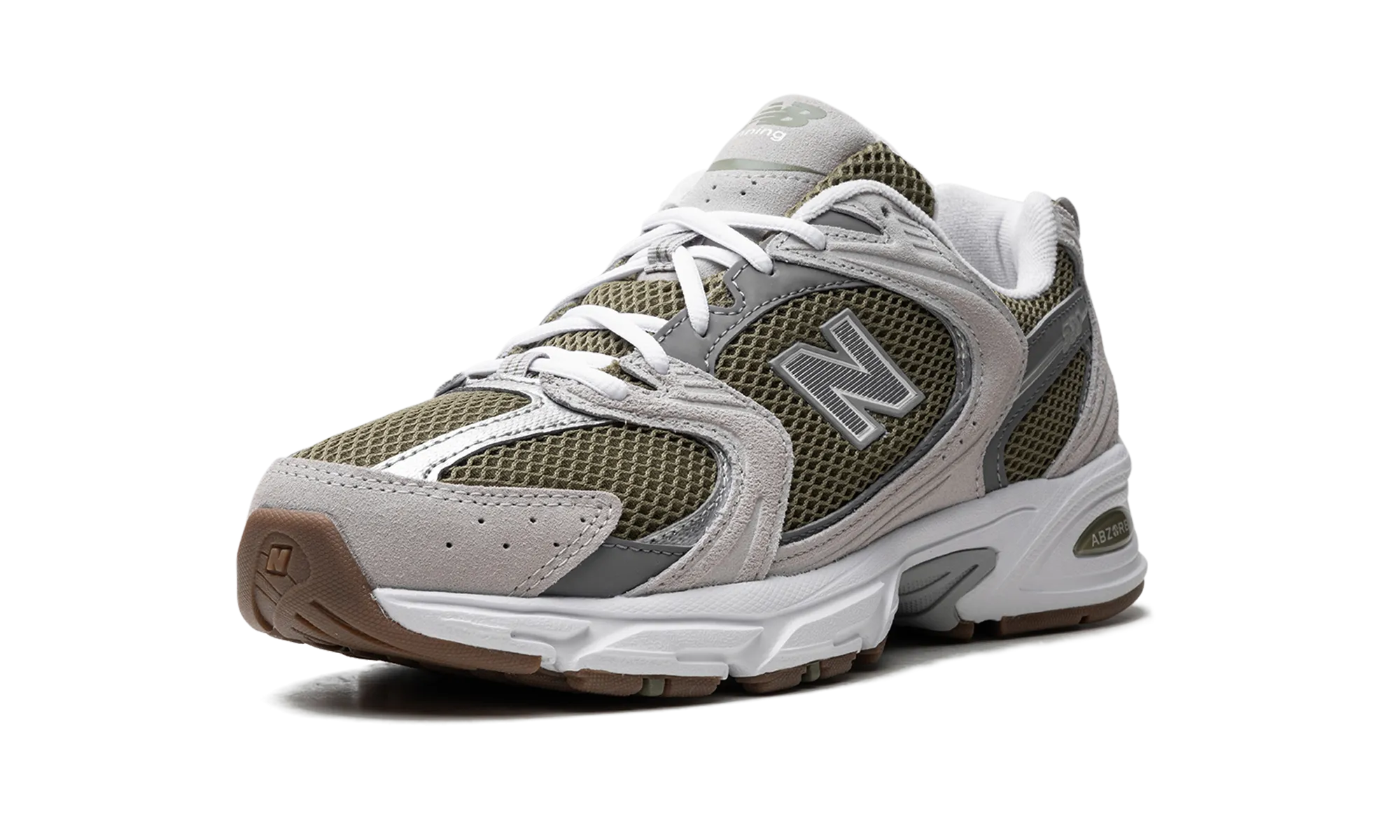 530 "Dark Olivine / Moonrock / Shadow Grey" Bootcamp mesh construction