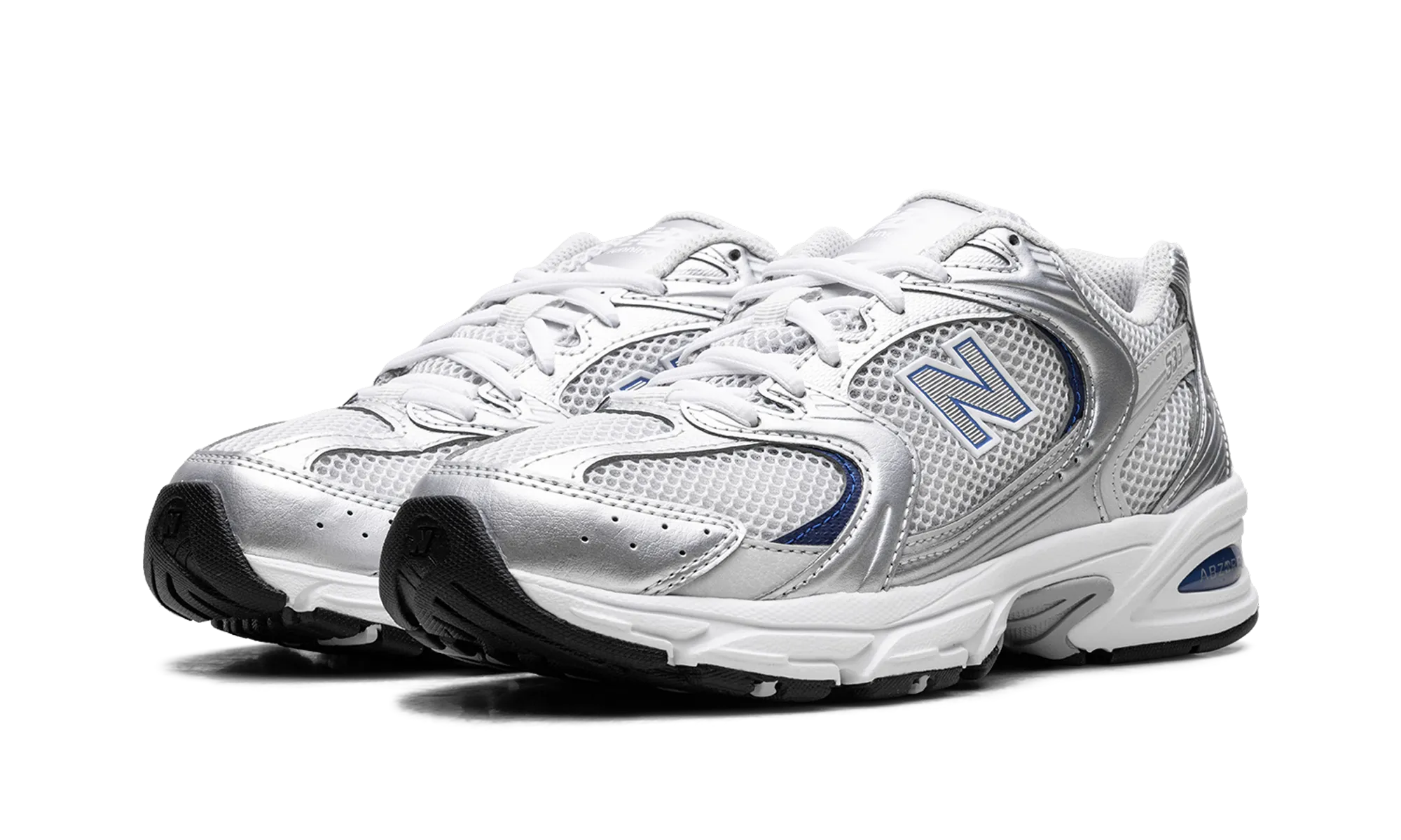 Sports functionality racquetball player shoes 530 "Light Grey Silver Blue"