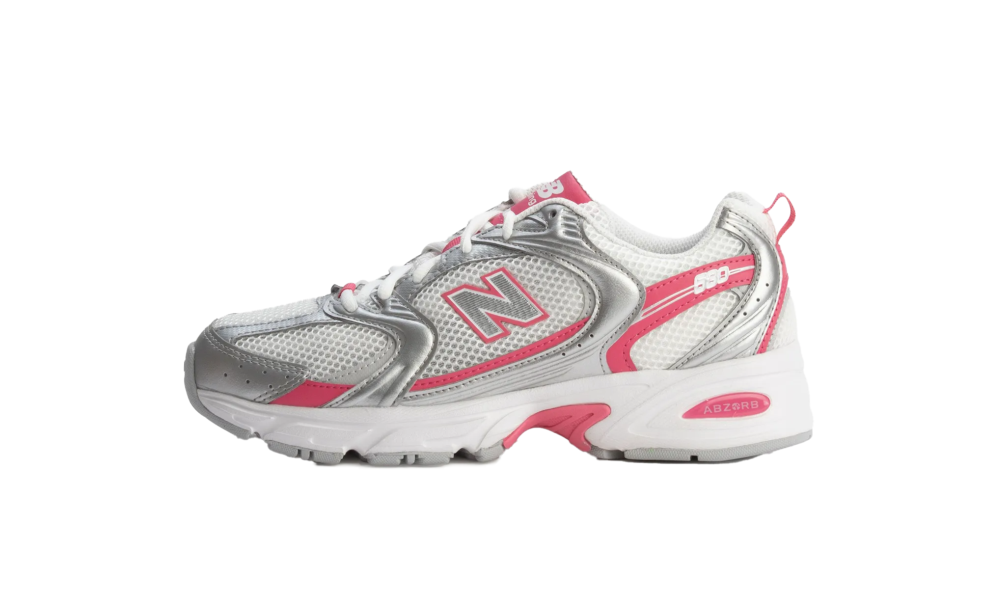 dirt - path running shoes 530 "Silver Metallic / Dragon Berry"