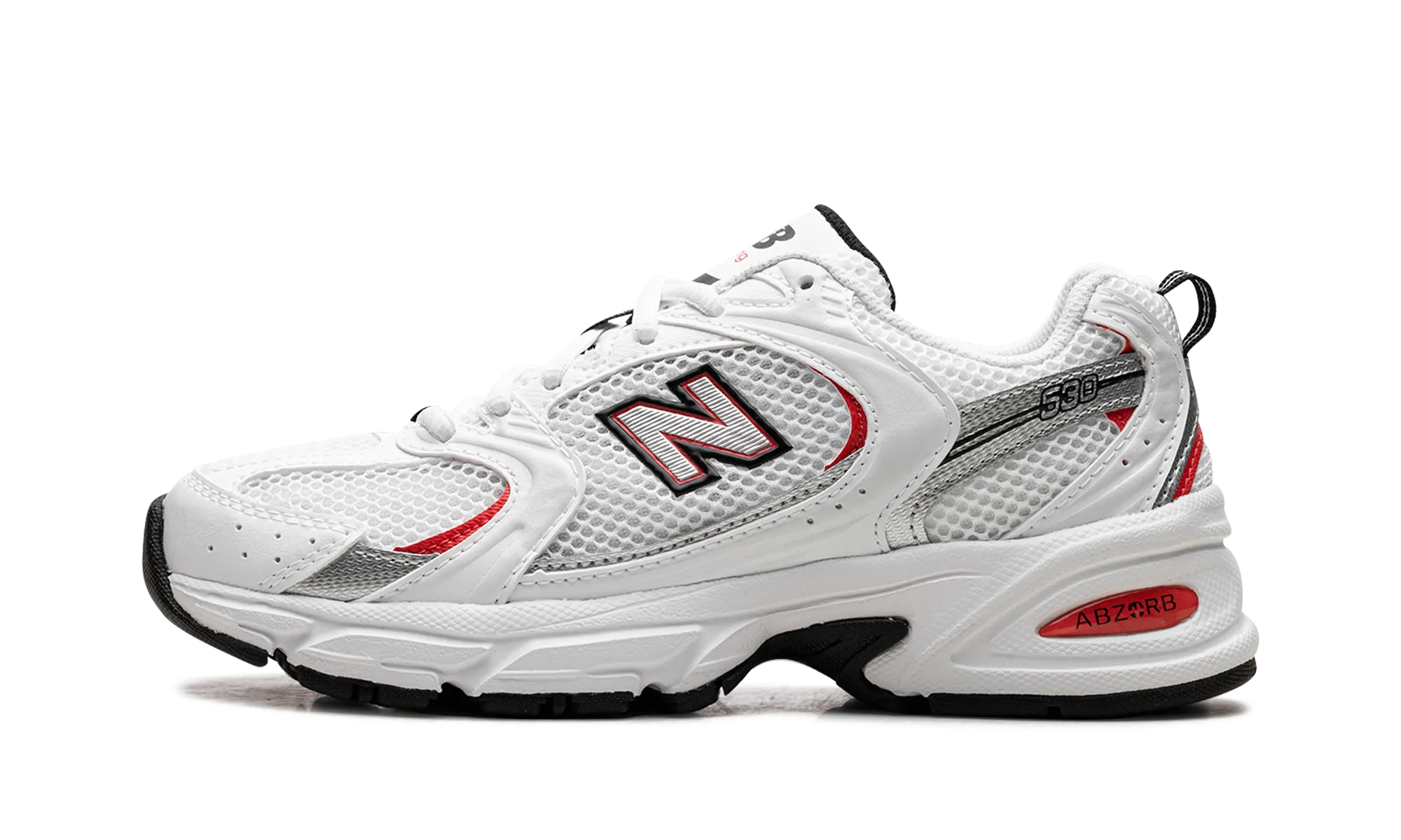 park - runner asphalt running shoes 530 "White Blast Red"