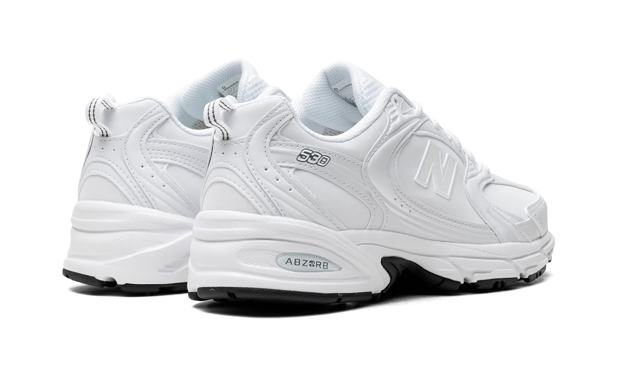 530 "White Castlerock" bright shoes