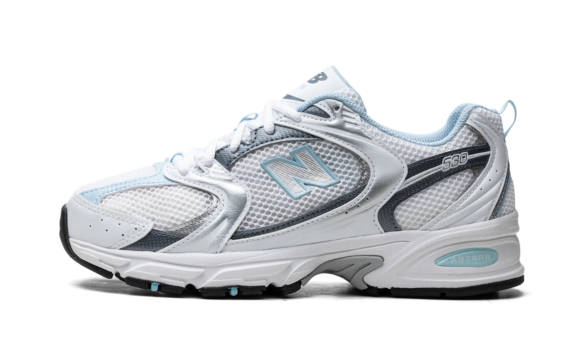 530 "White / Dark Arctic Grey / Light Chrome Blue" Premium