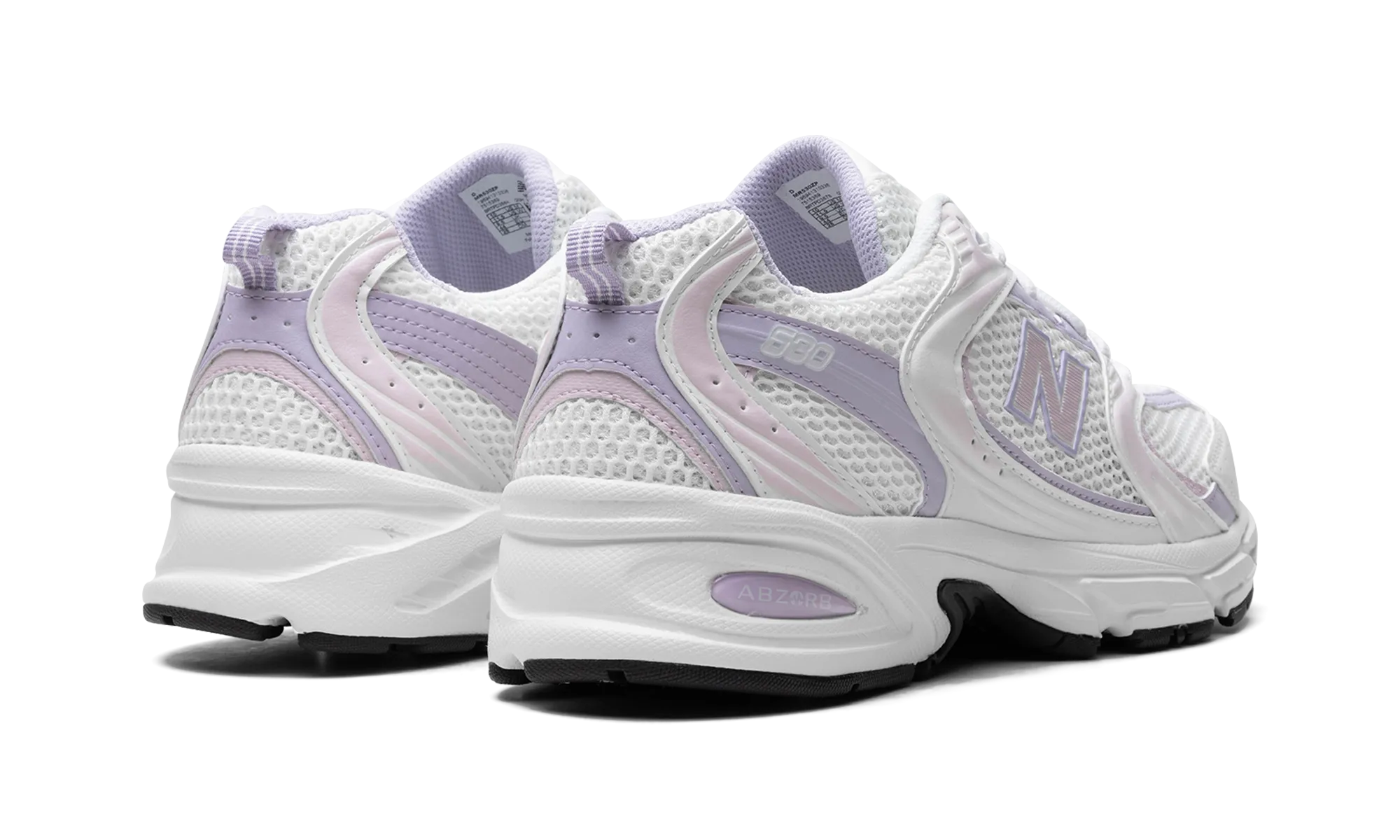 high - traction shoes Good stability 530 "White / Purple"