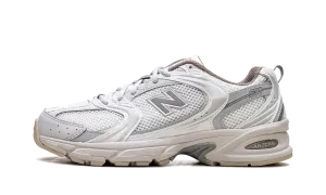fashion - forward running shoes 530 "White with Natural Indigo"
