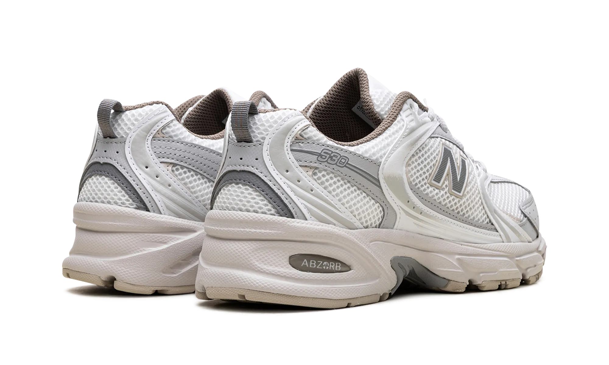 530 "White with Natural Indigo" half - sizes