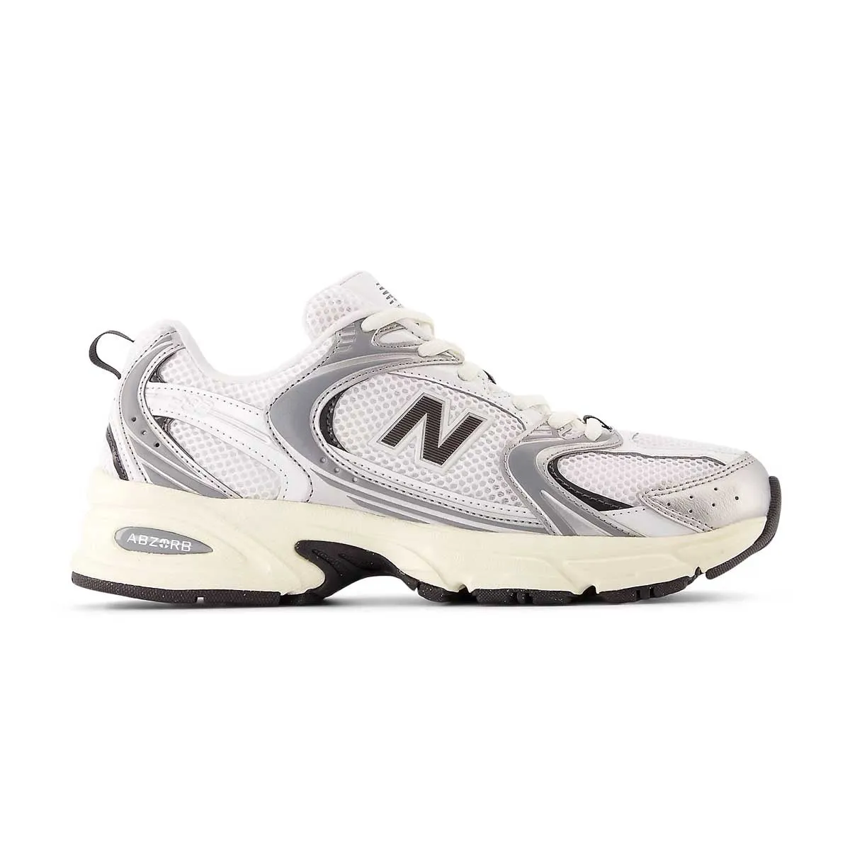 multi-color 530 'Silver Metallic Black Cement'