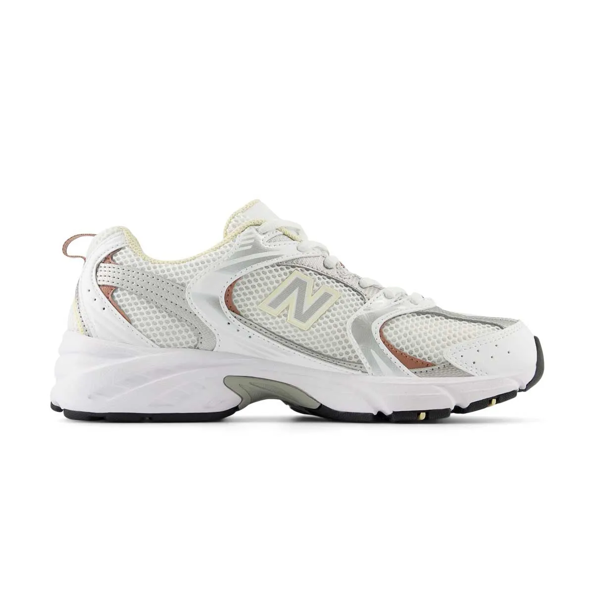 530 'White Silver Metallic Calcium' Embroidered