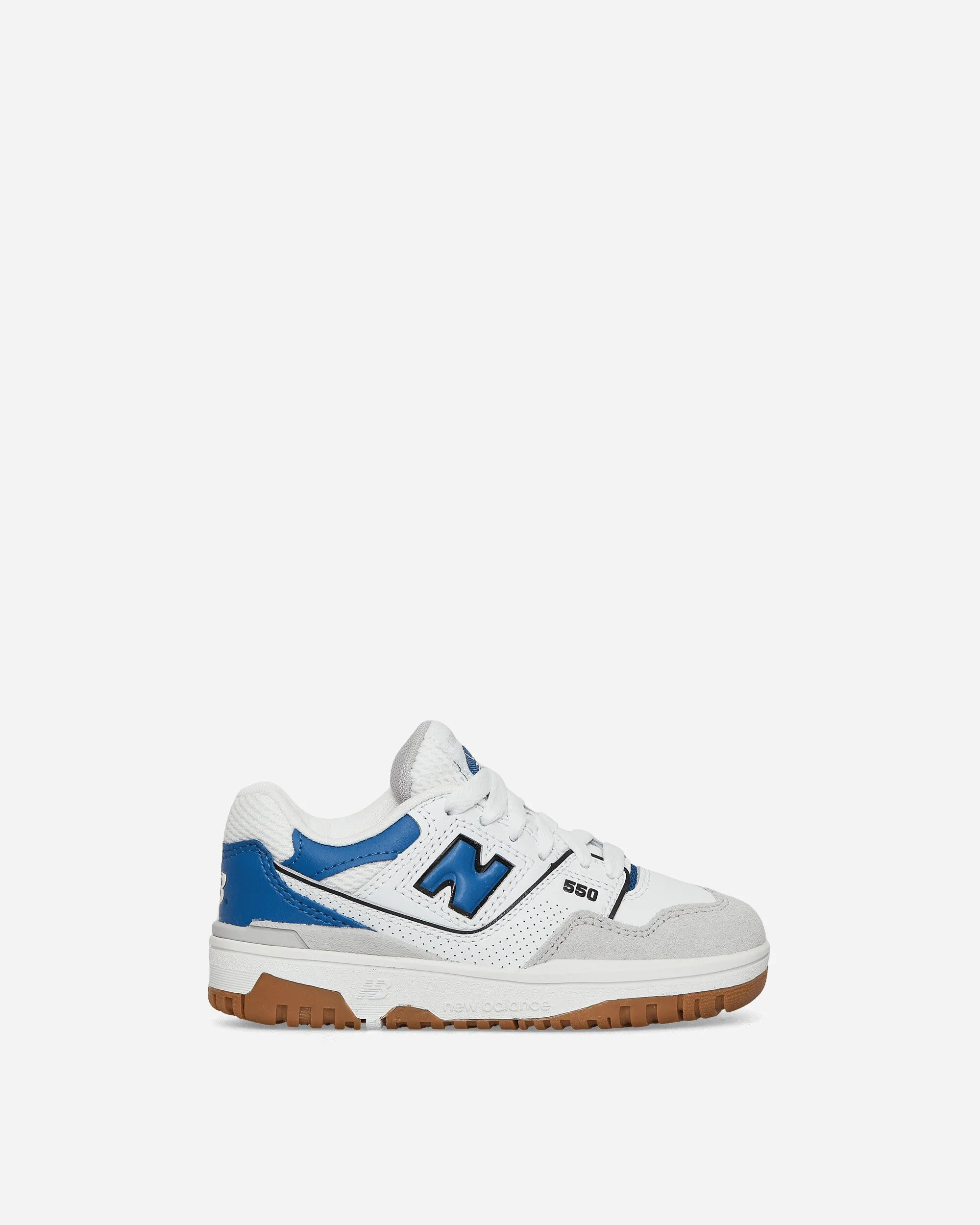 550 Kids Sneakers Brighton Grey / Blue Comfort Straps
