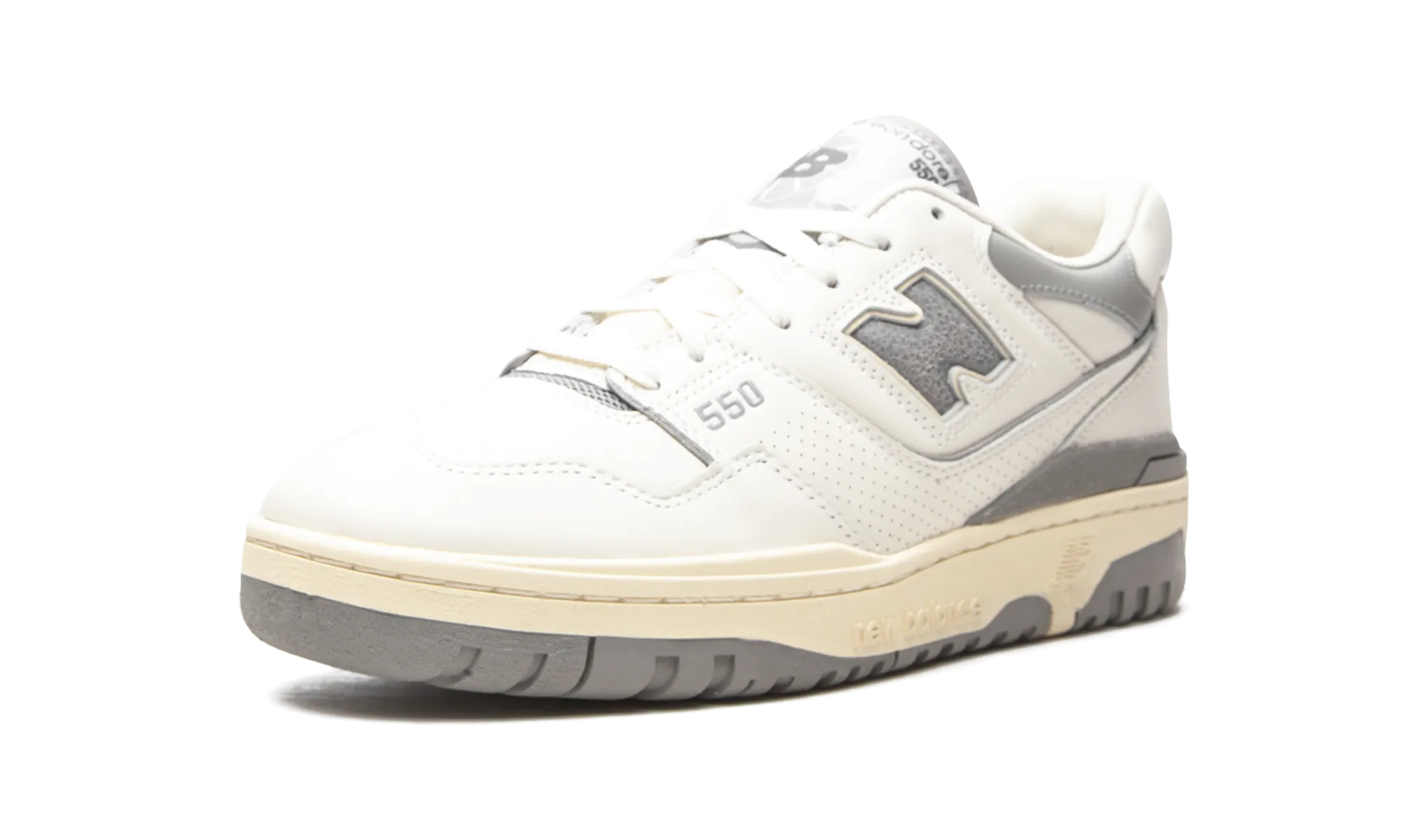 550 "Aim?? Leon Dore - Silver" gel running wear flexible outsole running shoes