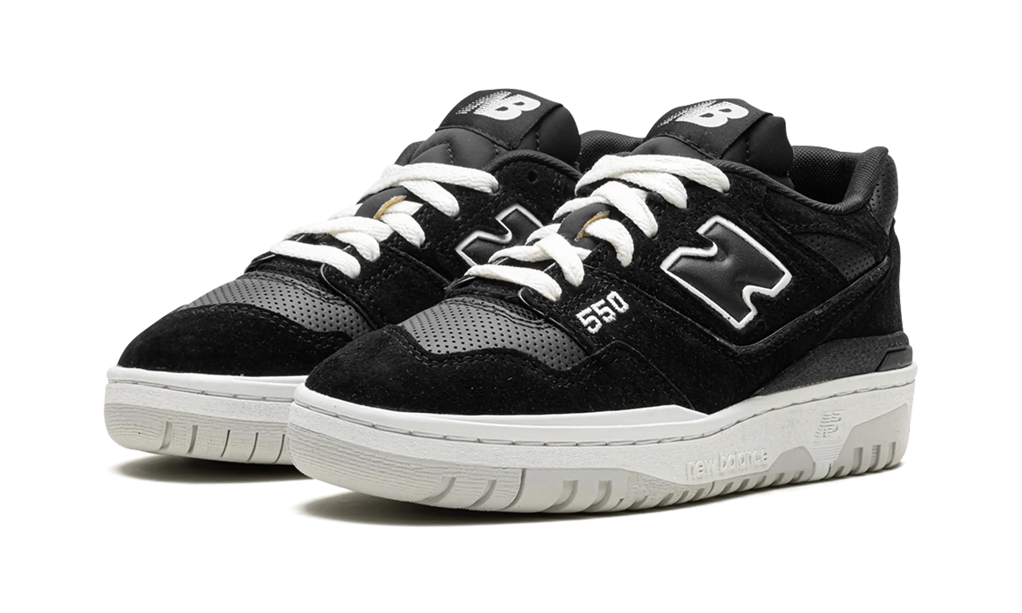 550 "Black Suede" low - arch shoe aid flared running wear