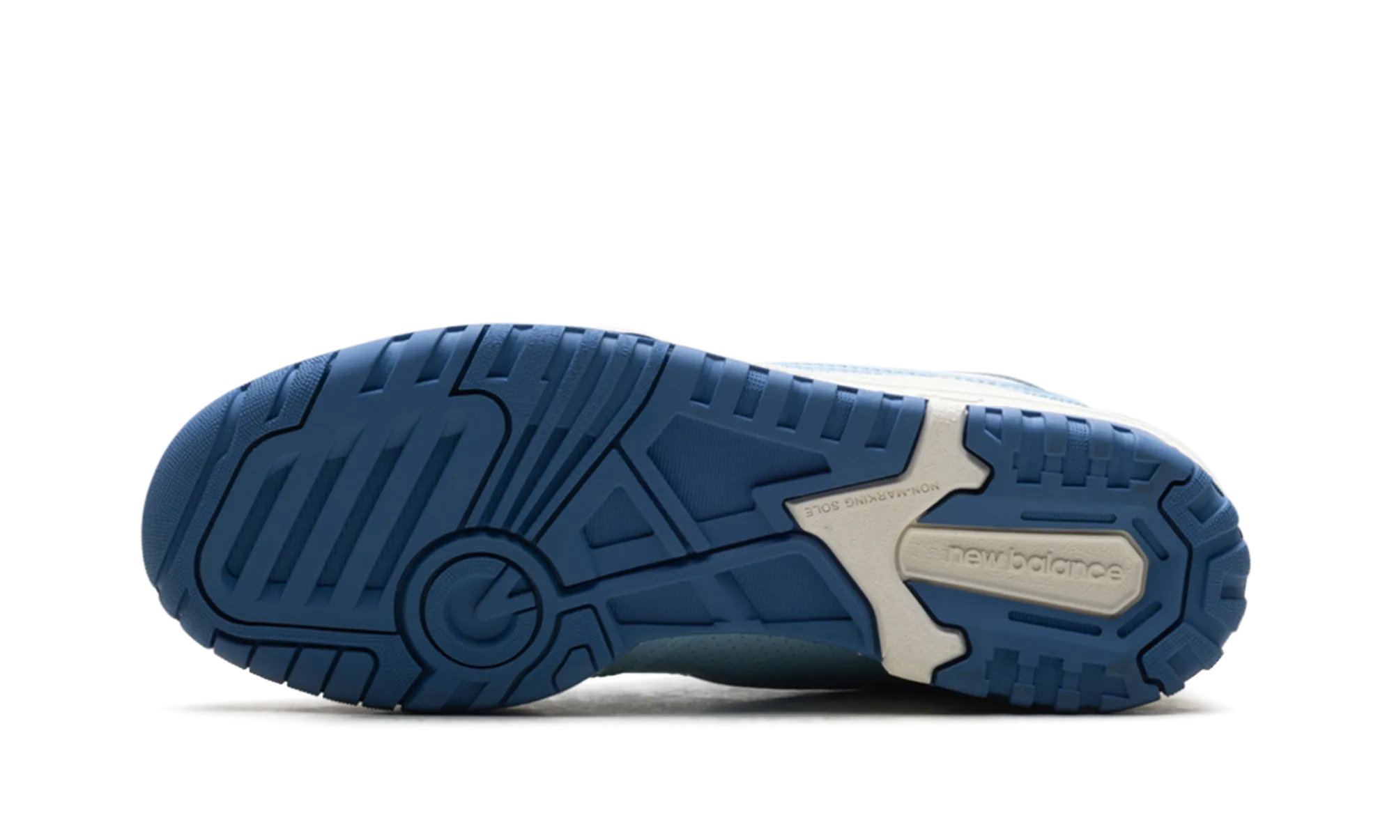 sustainable production shoes padded collar shoes 550 "Patent - White / Powder Blue"