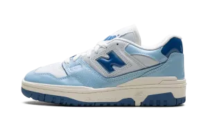 550 "Patent - White / Powder Blue" Comfort Shock sports essentials