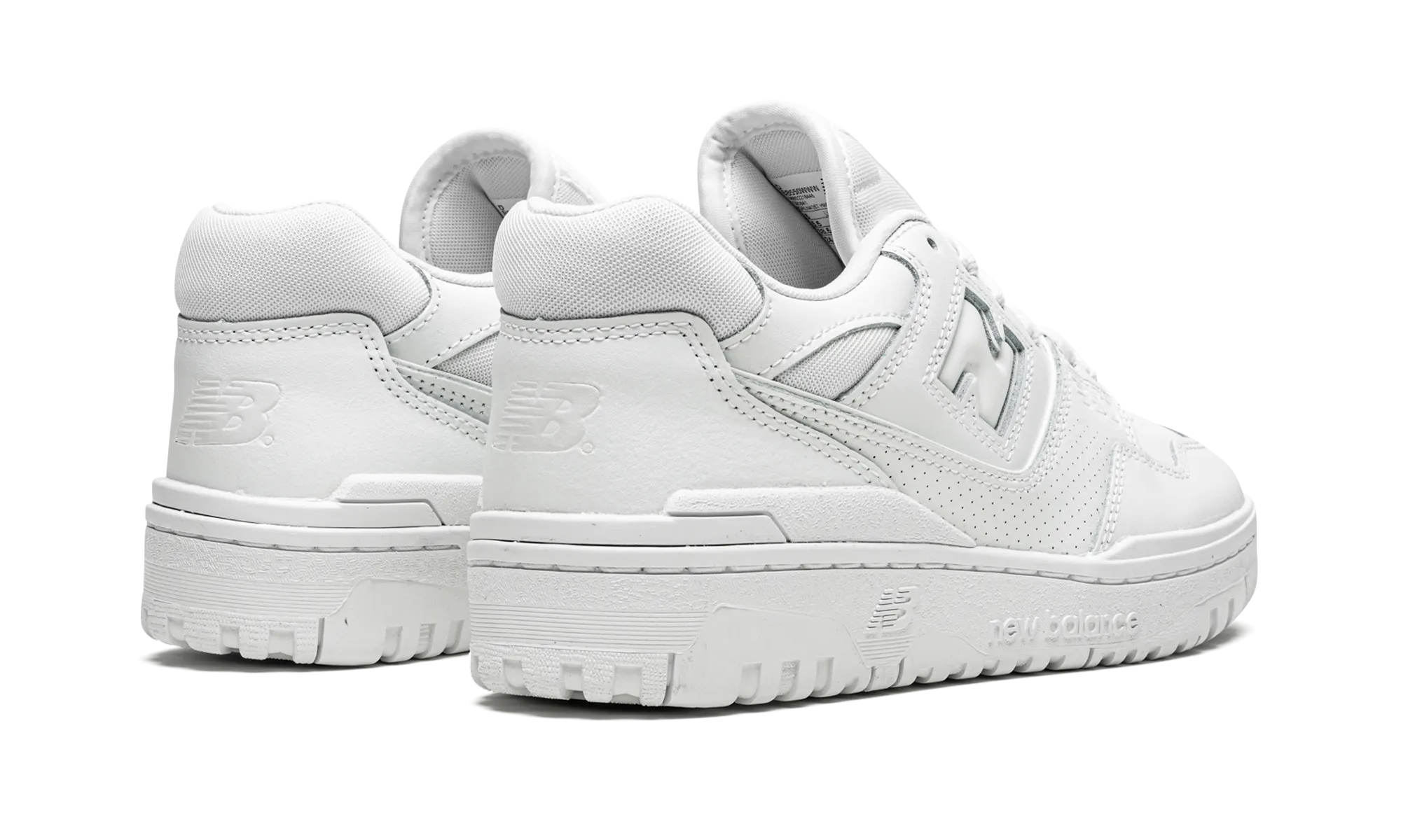 Slow running lace - up running option 550 "Triple White"
