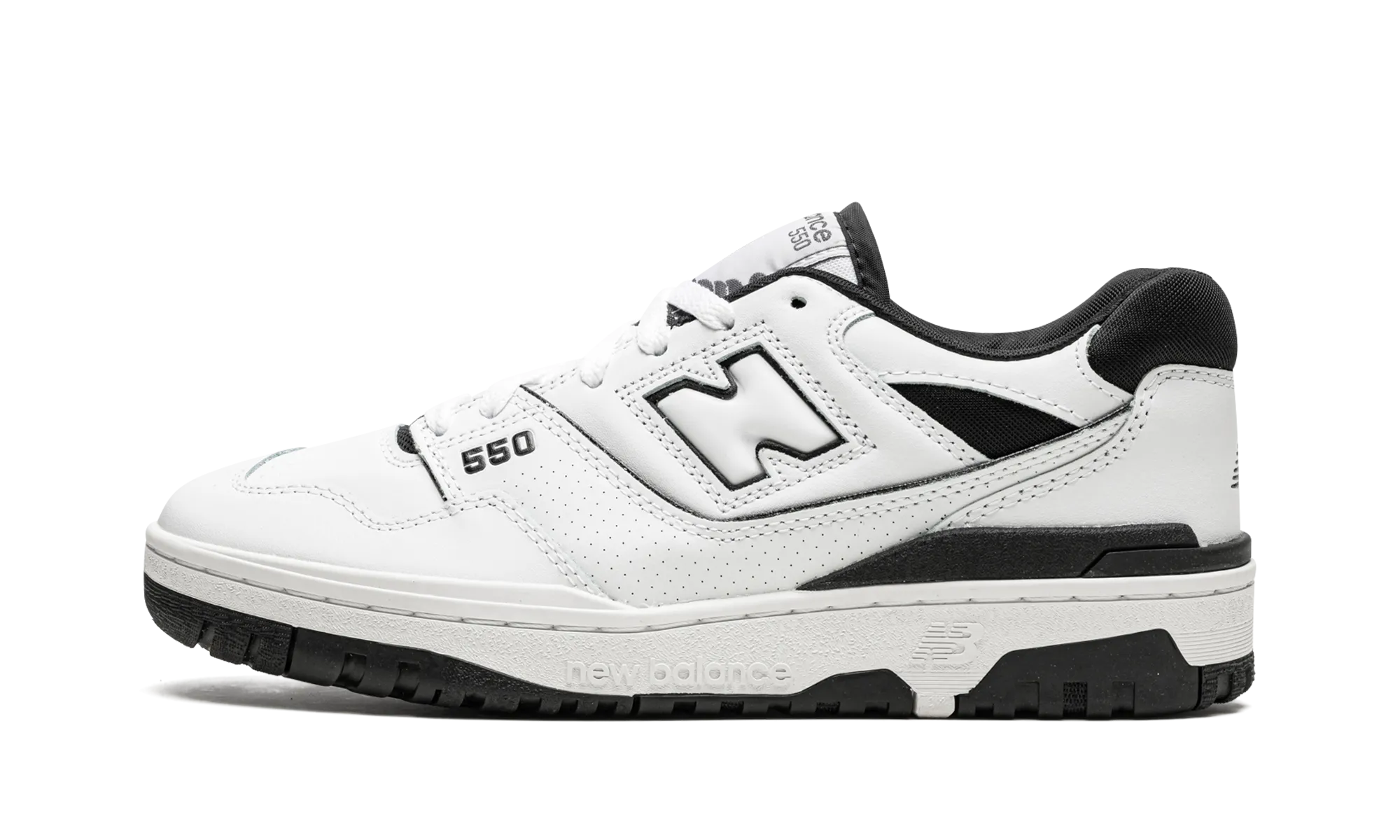 550 "White / Black" running shoes for athletes