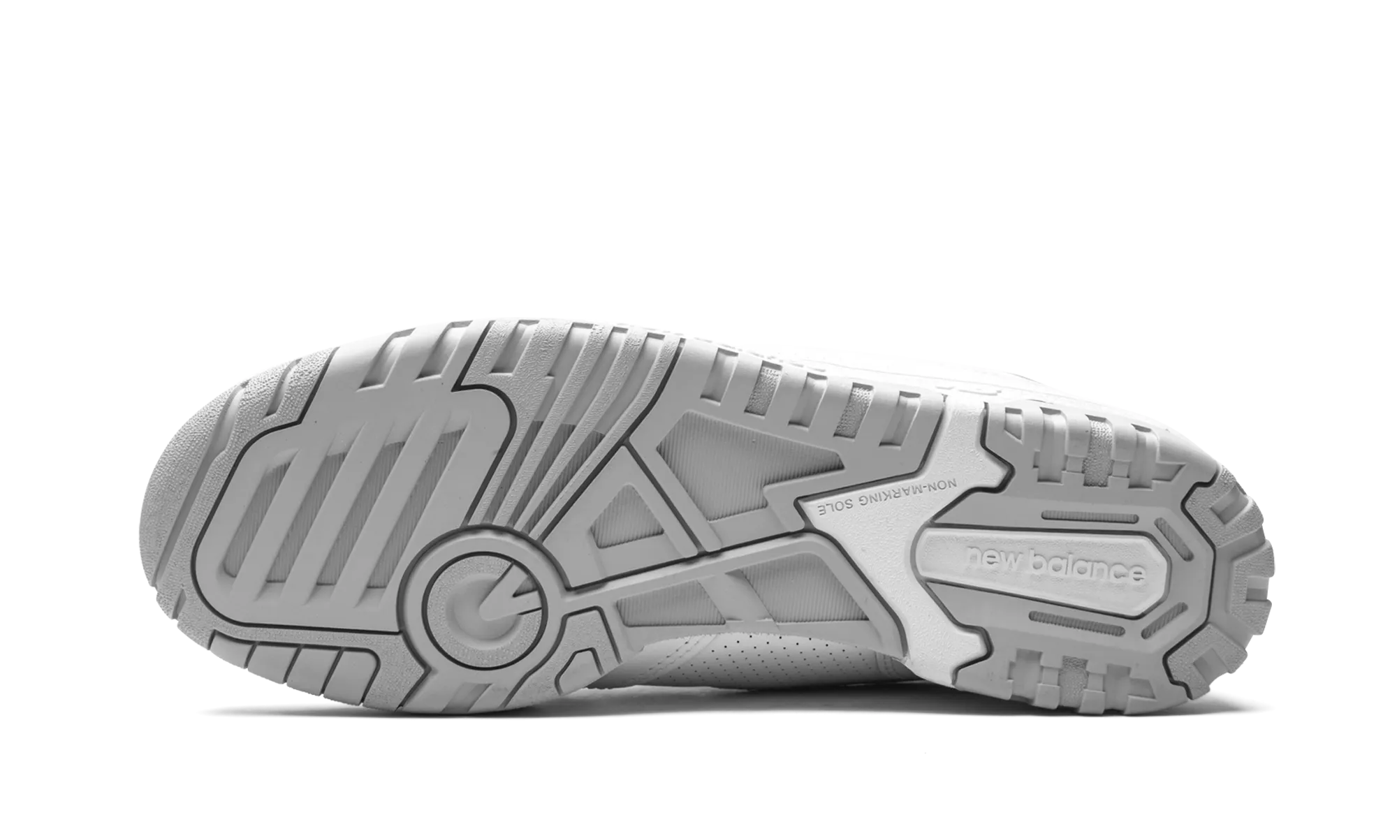 550 "White / Grey" forefoot - padded running shoes Stretchable Mesh