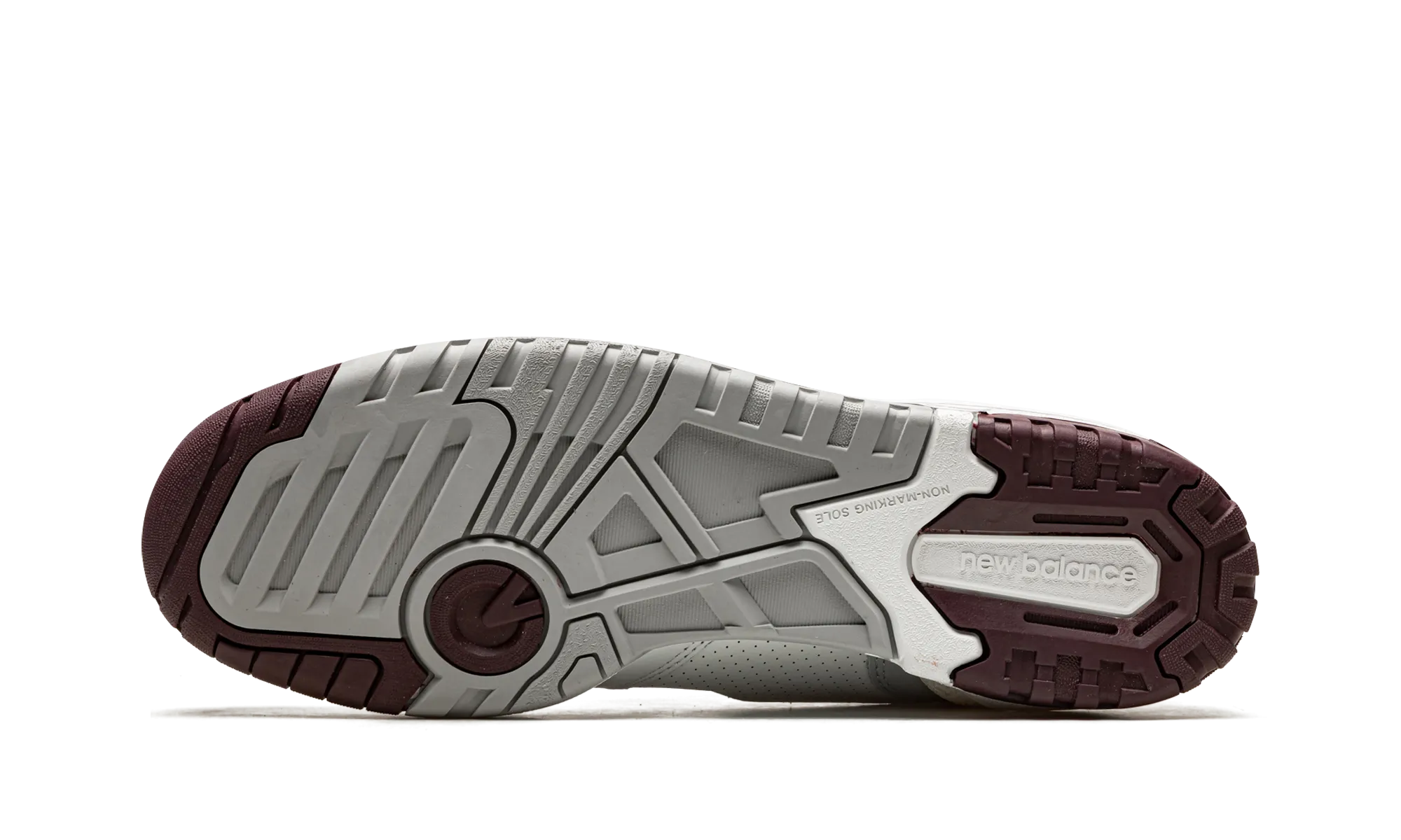 550 "White / Indigo / Burgundy" Smooth Outsole