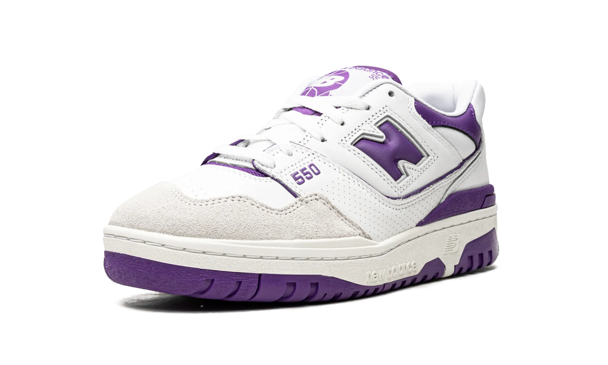 550 "White / Purple" Personalized court players' shoes