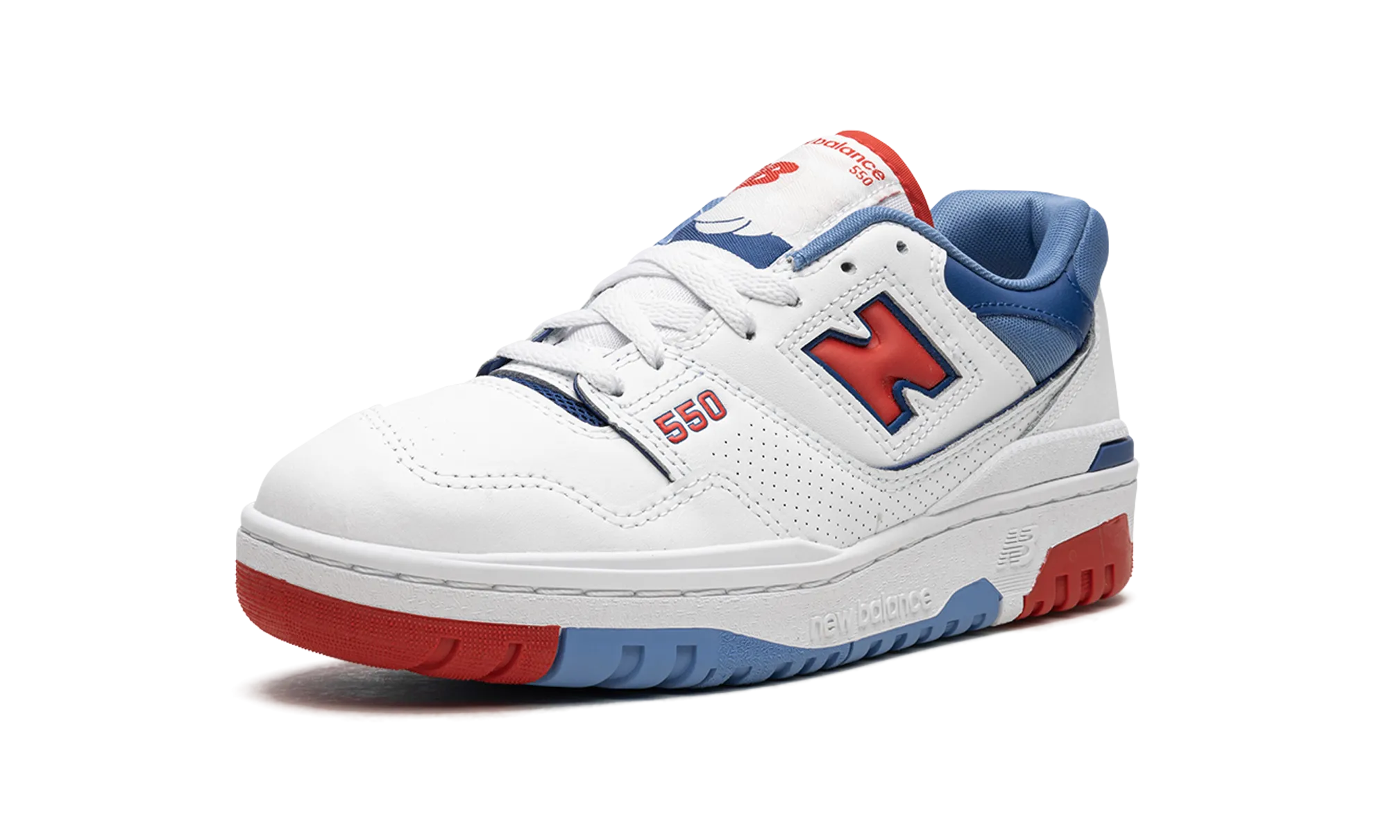 550 "White/Red/Blue" Flat Sole