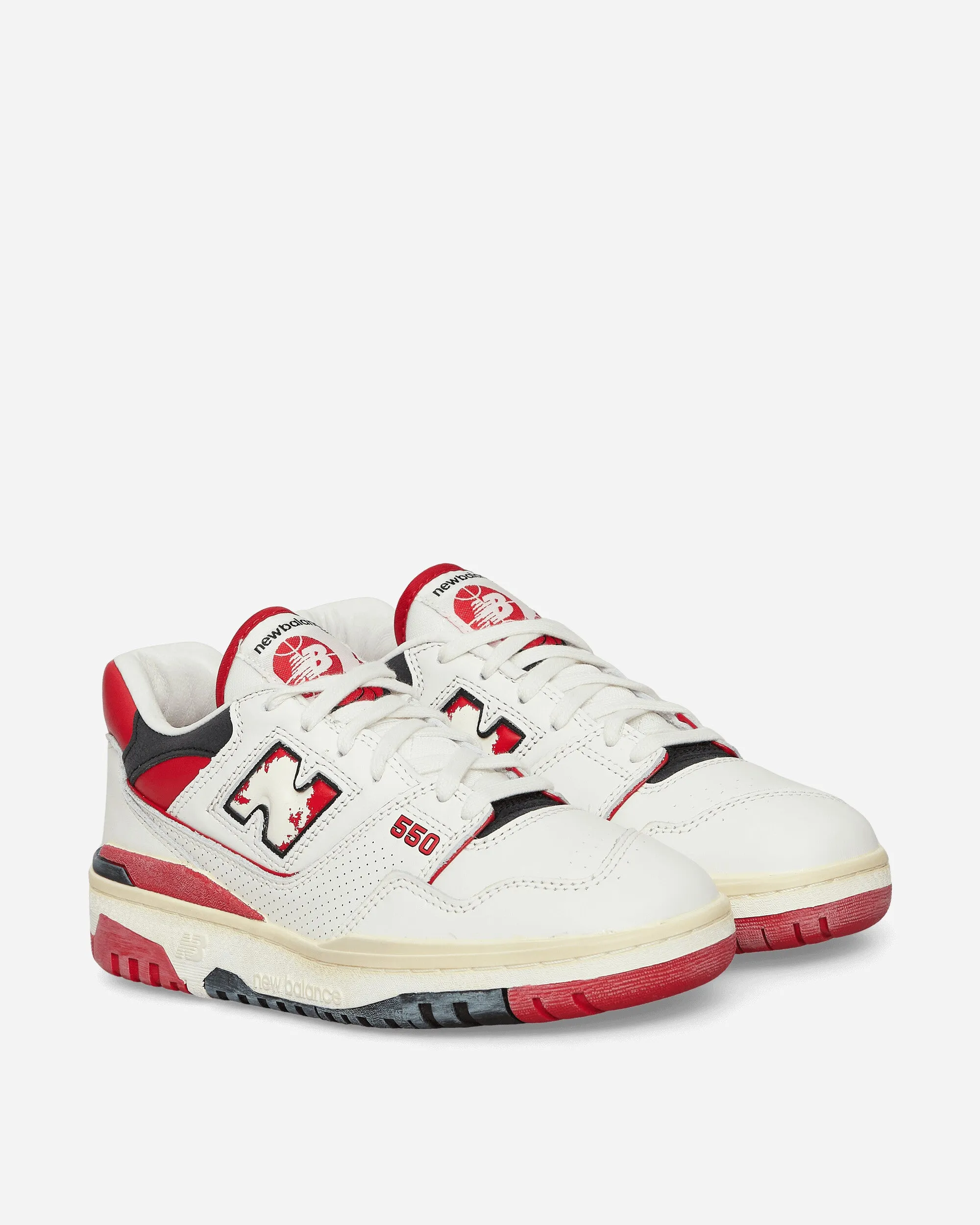 Athletic Apparel Impact Resistant Chassis 550 Sneakers Off White / Red