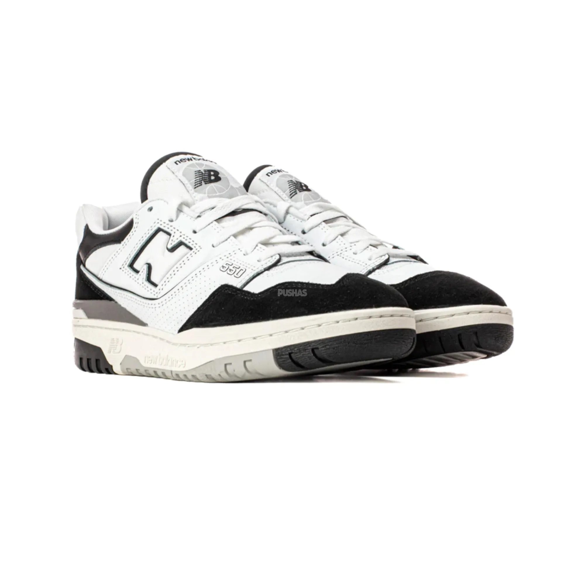550 'White Black Rain Cloud' (2022) running in a lagoon area shoes play - time shoes