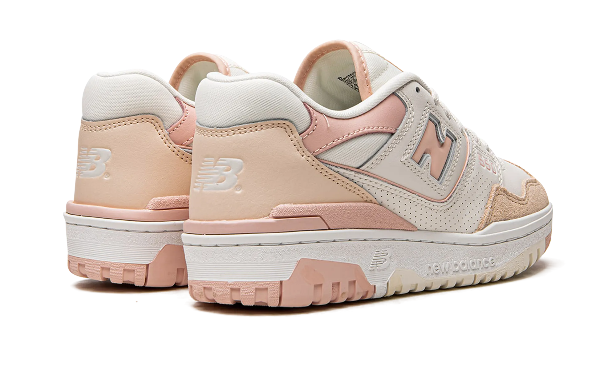 550 WMNS "White Pink" running in a bay area shoes bright - colors - visibility shoes