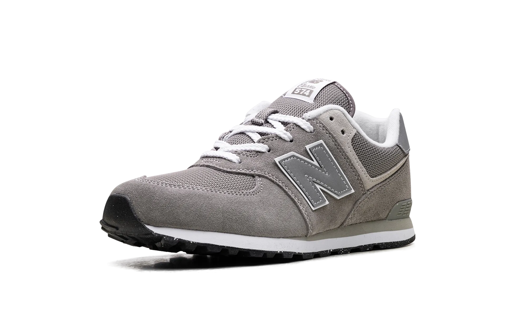 574 GS "Grey White" Supportive Heel Traction