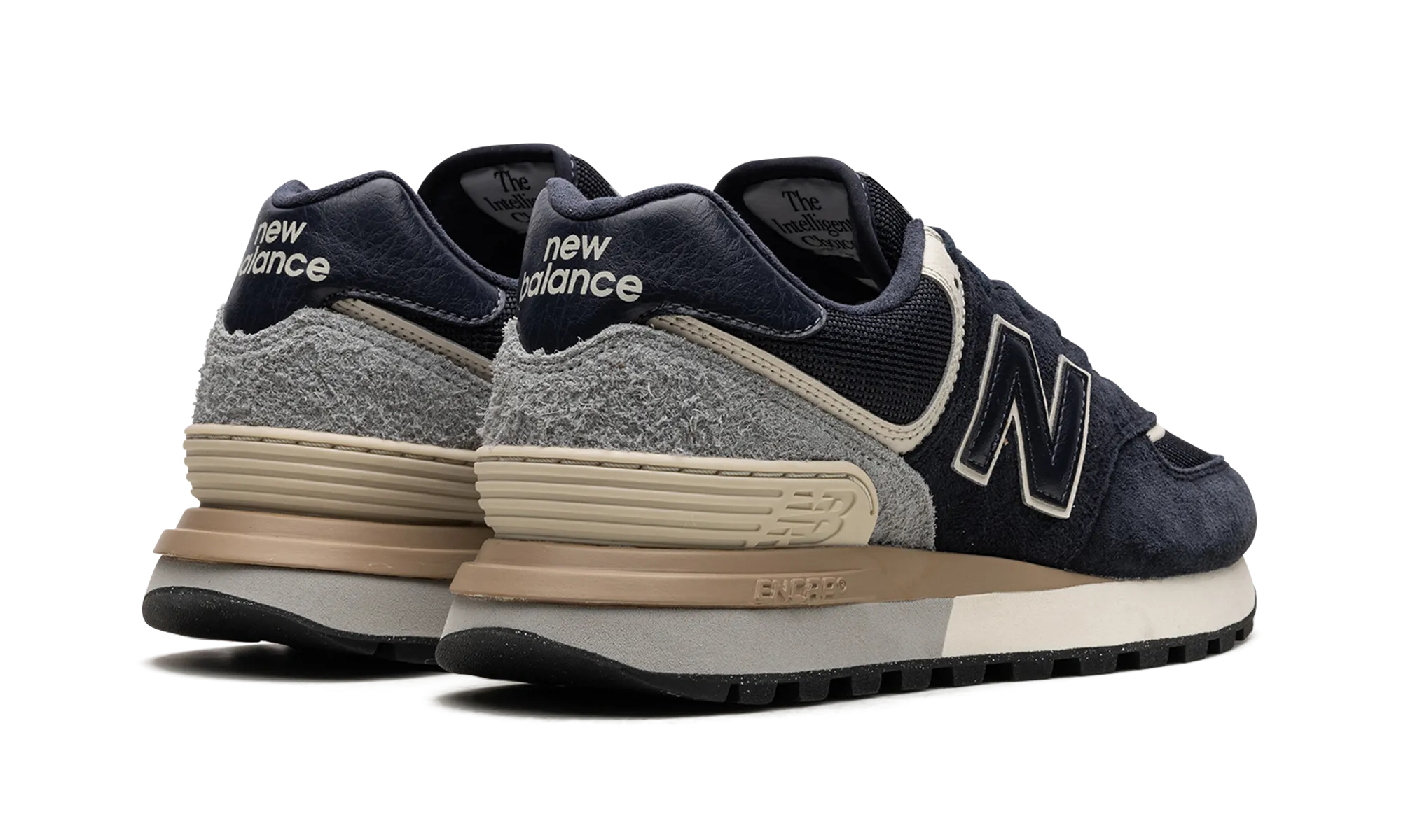 right - foot plyometric shoes 574 Legacy "Navy / Angora"