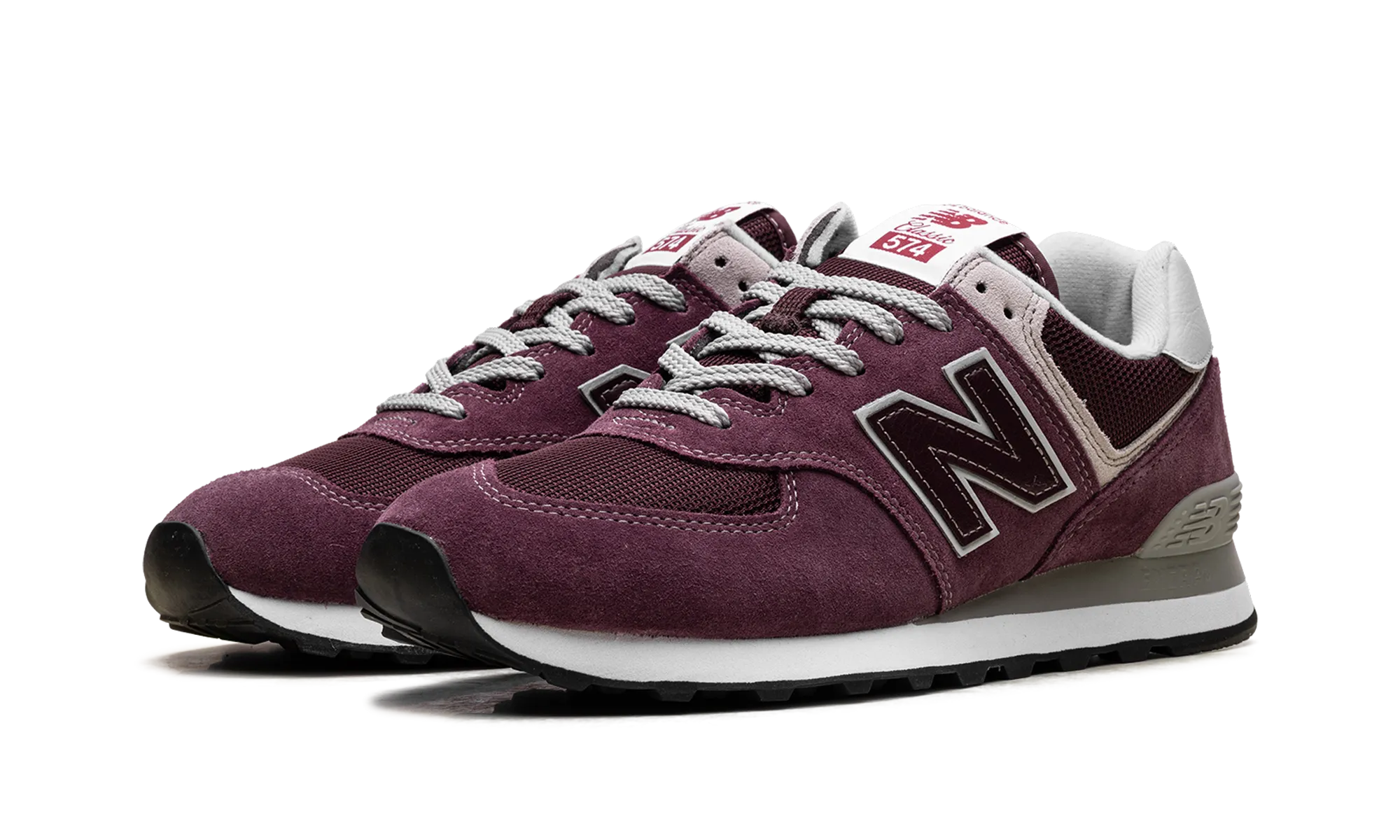 574 "Burgundy" solid - color running shoes