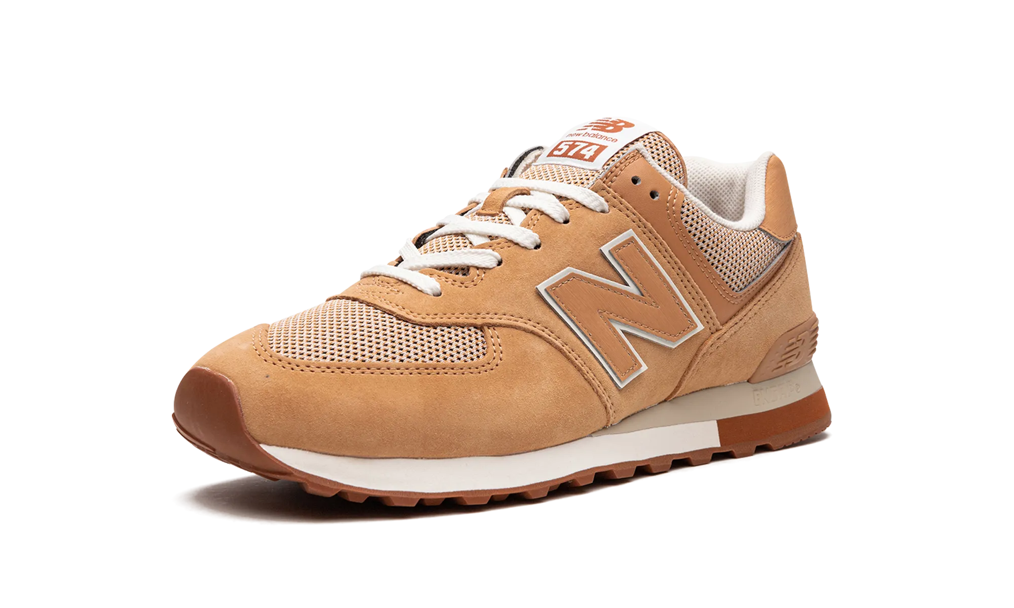 574 "Caramel/Rust" flat track running shoes