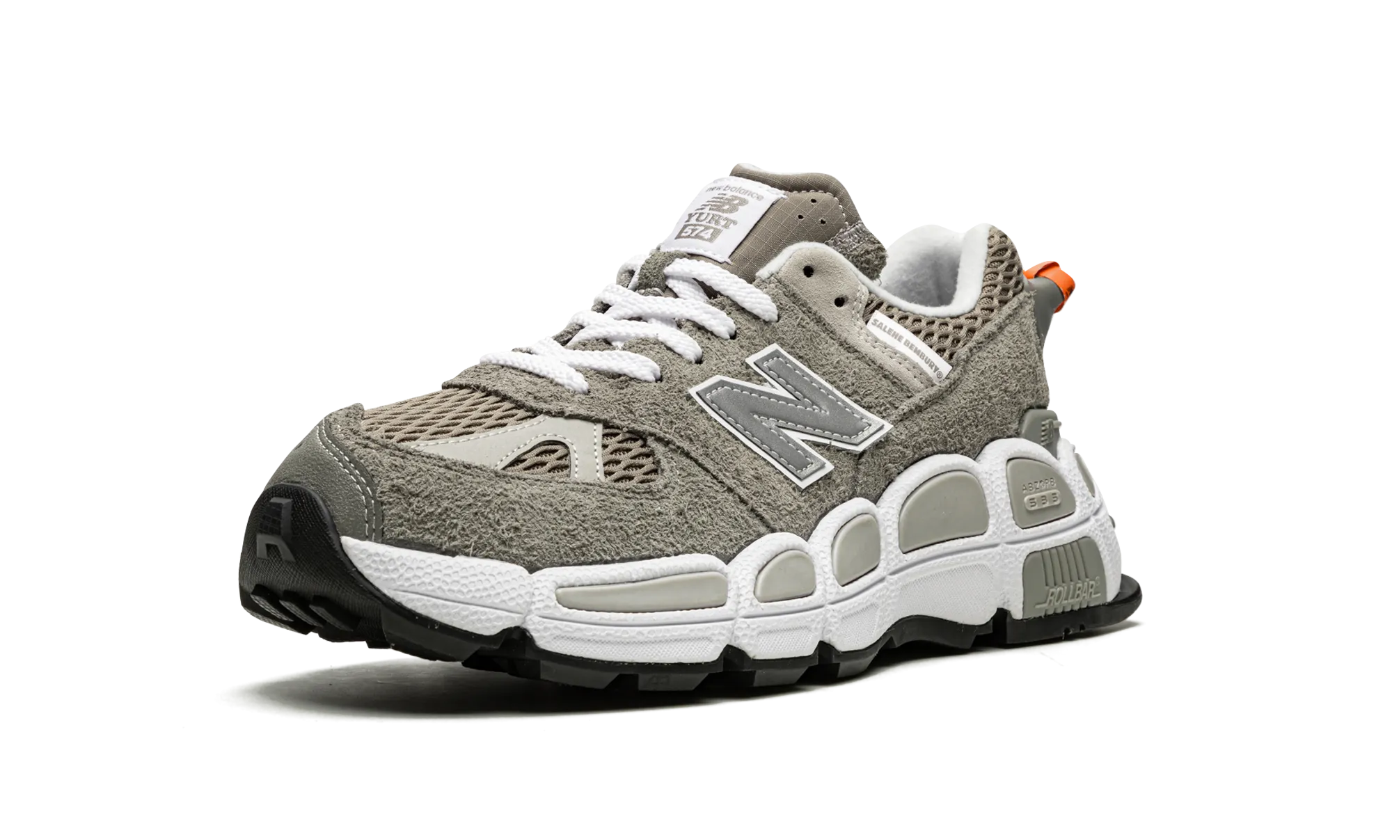 574 "Salehe Bembury - Yurt" running in a bamboo bridge area shoes sprinter shoes