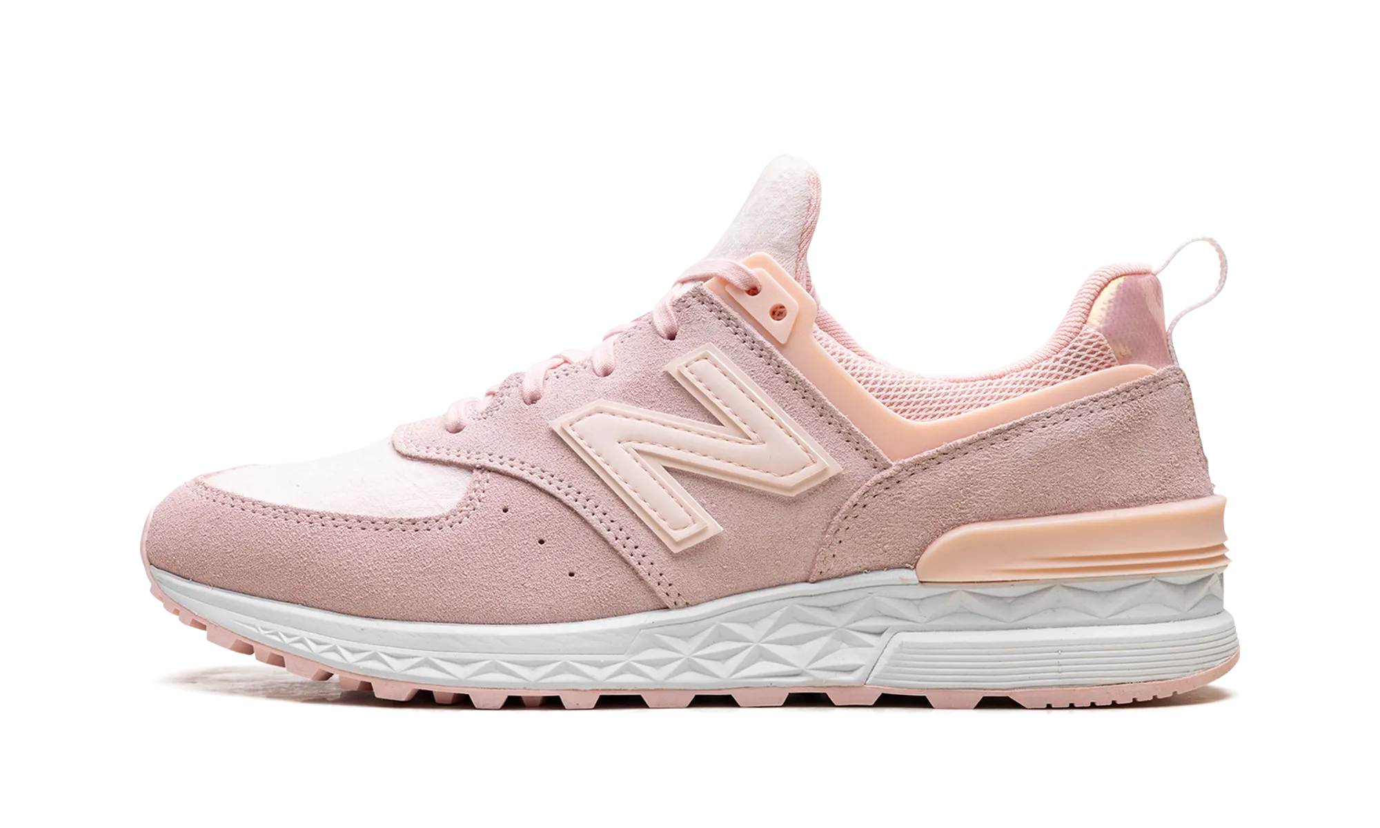 water - repellent - upper shoes running on a treadmill at the gym shoes 574 Sport WMNS "Rose"