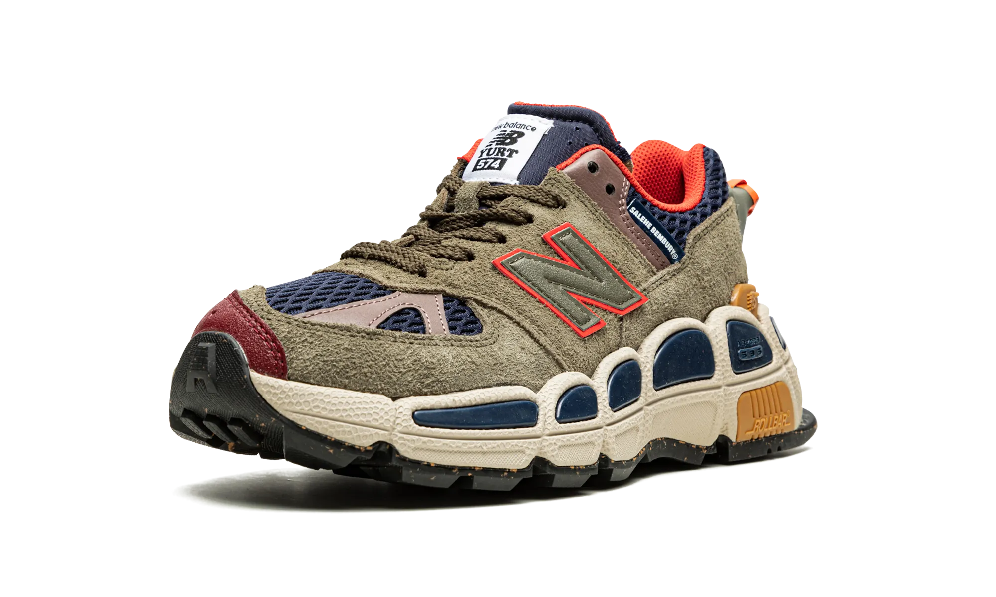 574 Yurt "Salehe Bembury - Forest Green" running with music Comfortable fit