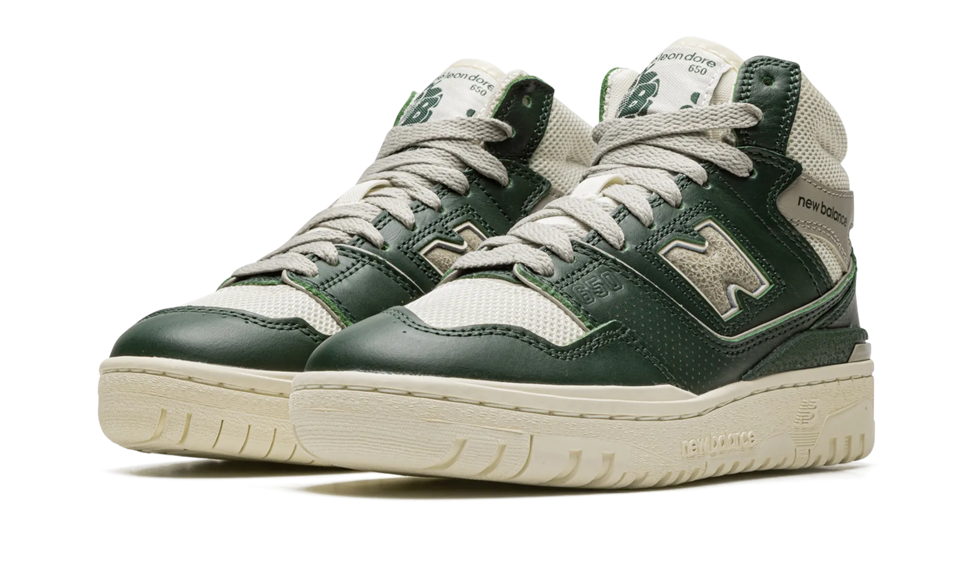 650R "Aim?? Leon Dore - Green" veteran running footwear
