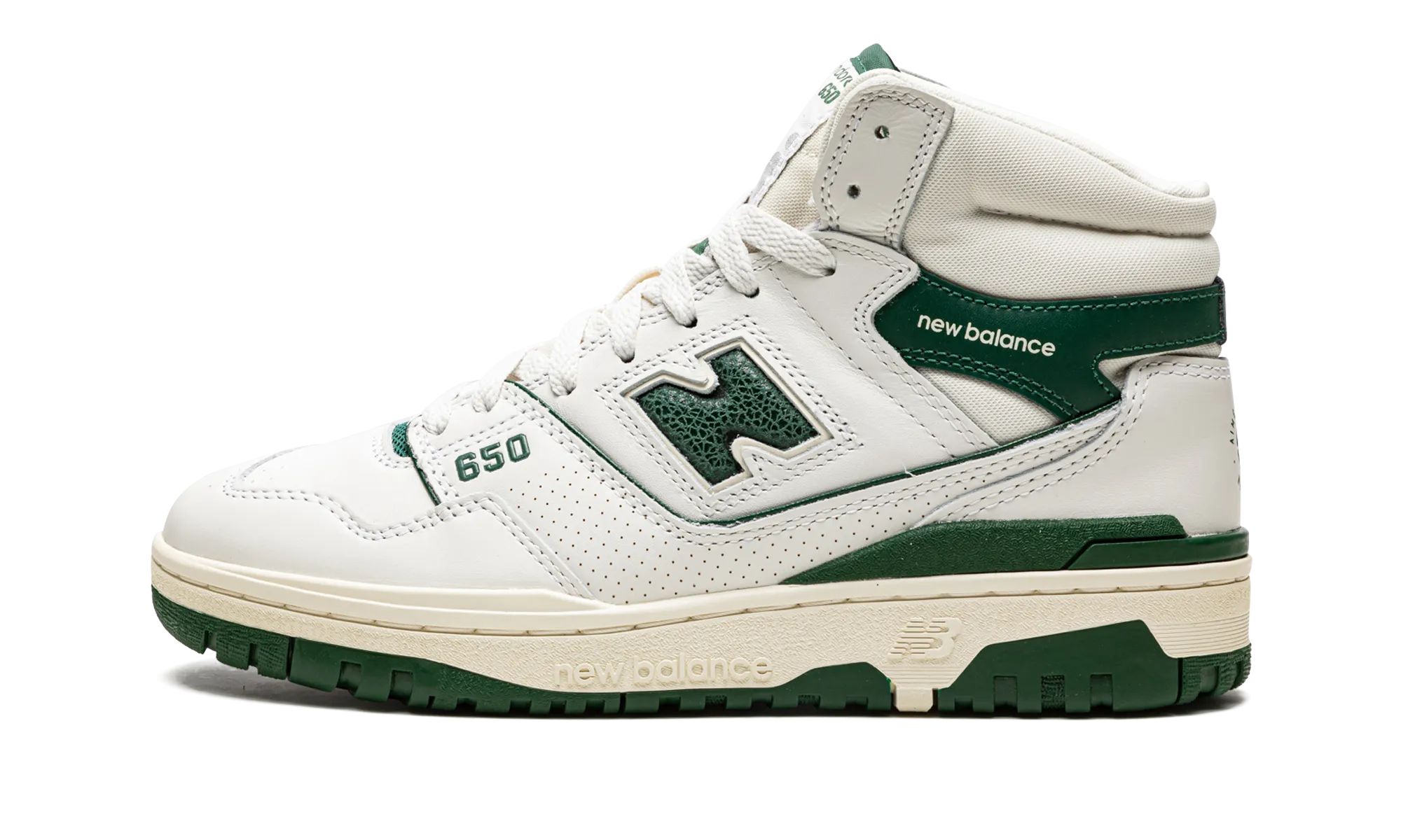 650R "Aime Leon Dore White Green" personal achievement running shoe charm