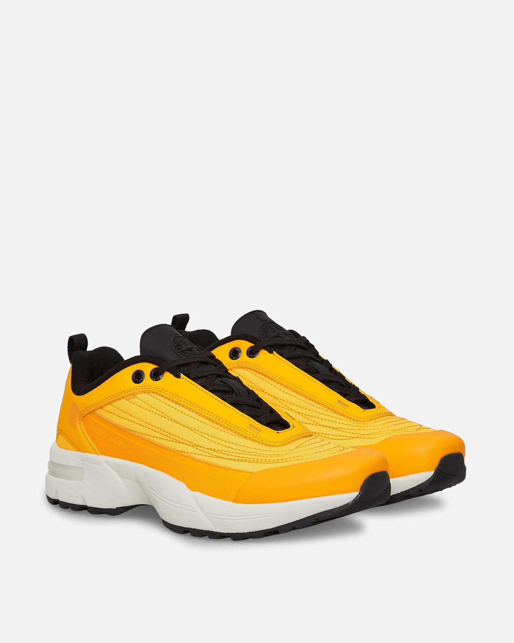 77FWS0303 Sneakers Orange Asymmetric Lacing System