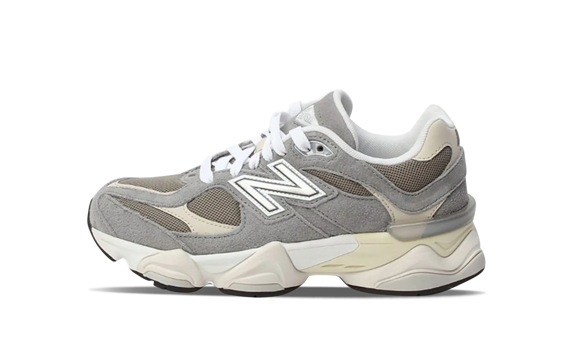 soccer - compatible shoes Stretchable 9060 GS "Grey Brown"
