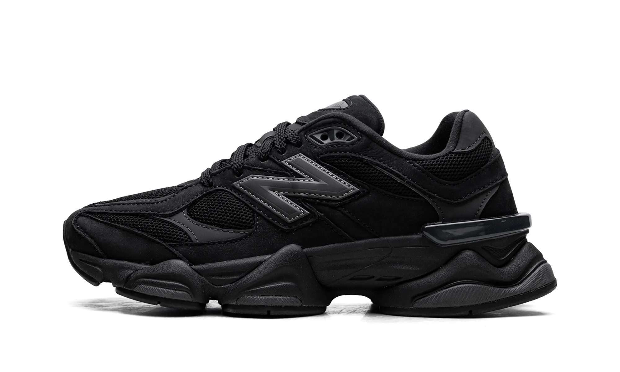 9060 "Black Cement" hilly track running wear herringbone outsole shoes