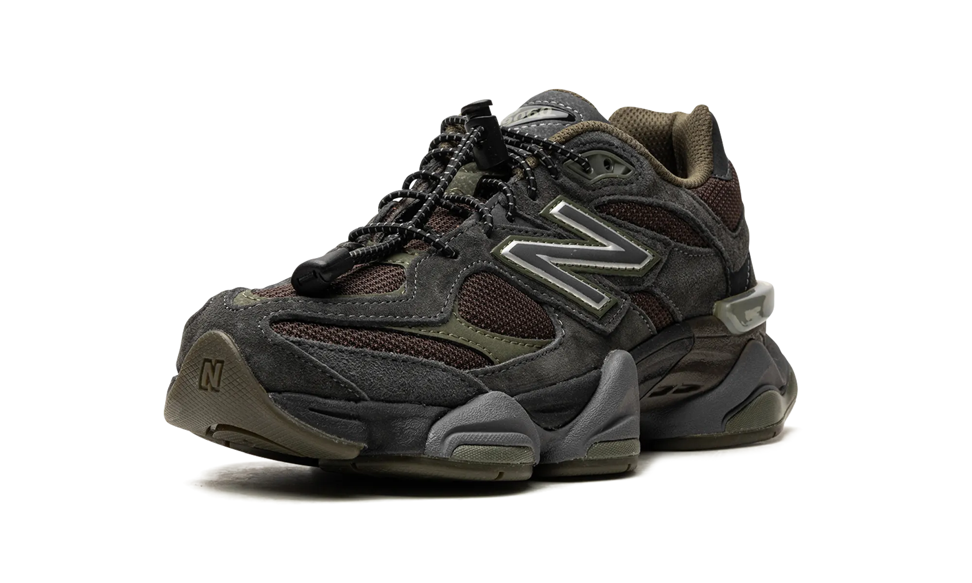 Early morning essential seniors' fitness shoes 9060 "Blacktop/Dark Moss/Black"