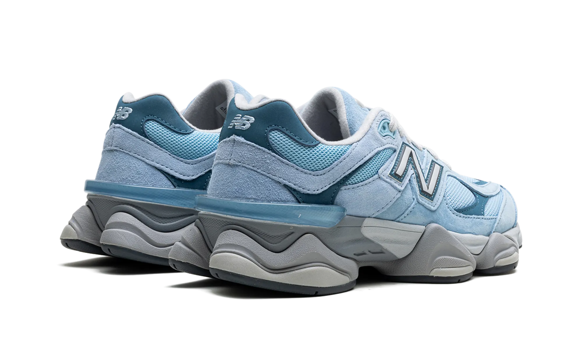9060 "Chrome Blue" cushioning - feature shoes Hard surface protection