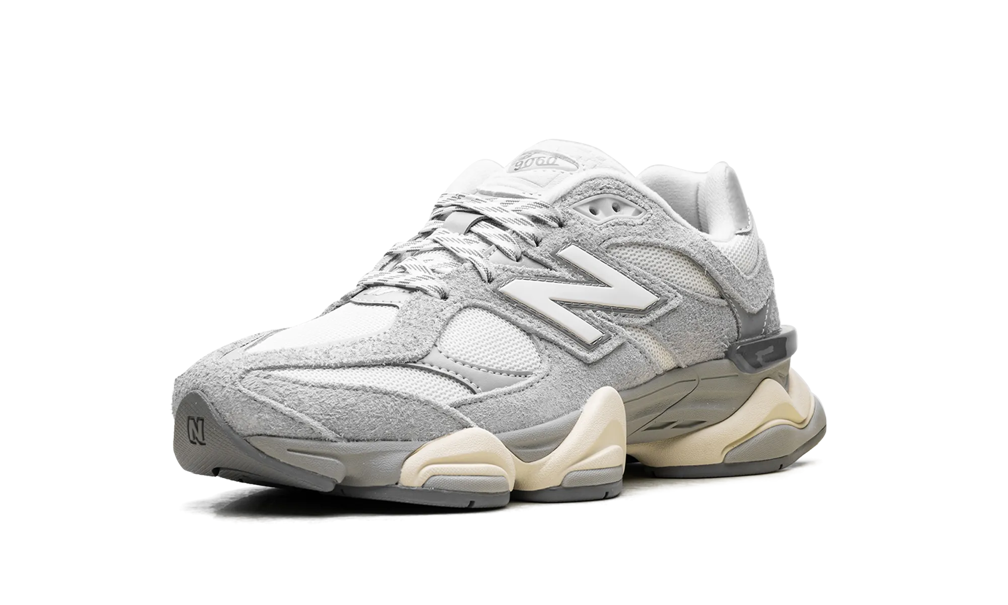 9060 "Light Grey White" running in a 20K shoes school runs