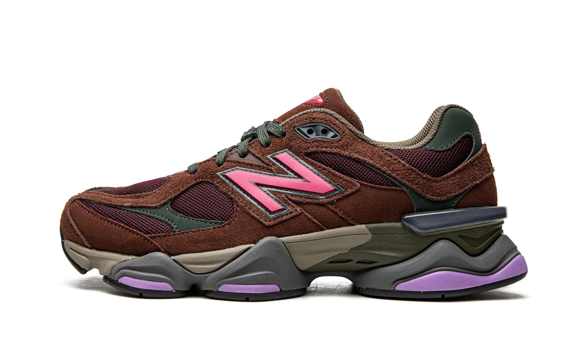 night running Flat Sole 9060 "Rich Oak / Burgundy"