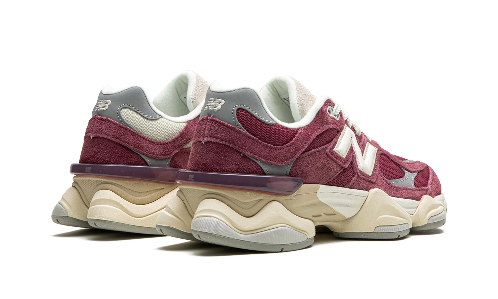 running in a swimming pool area shoes 9060 "Washed Burgundy"