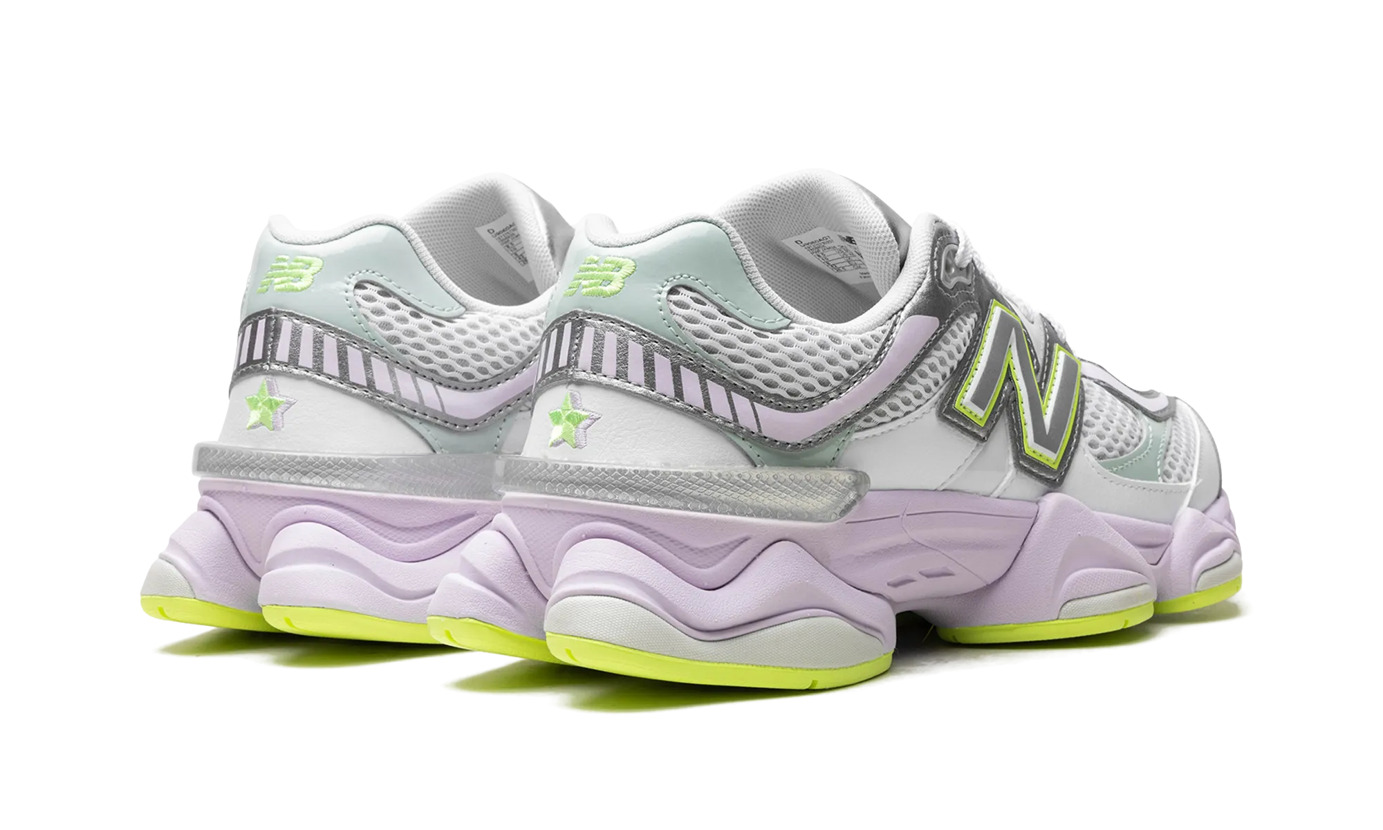 9060 "White Taro" closed - toe - feature shoes color - green
